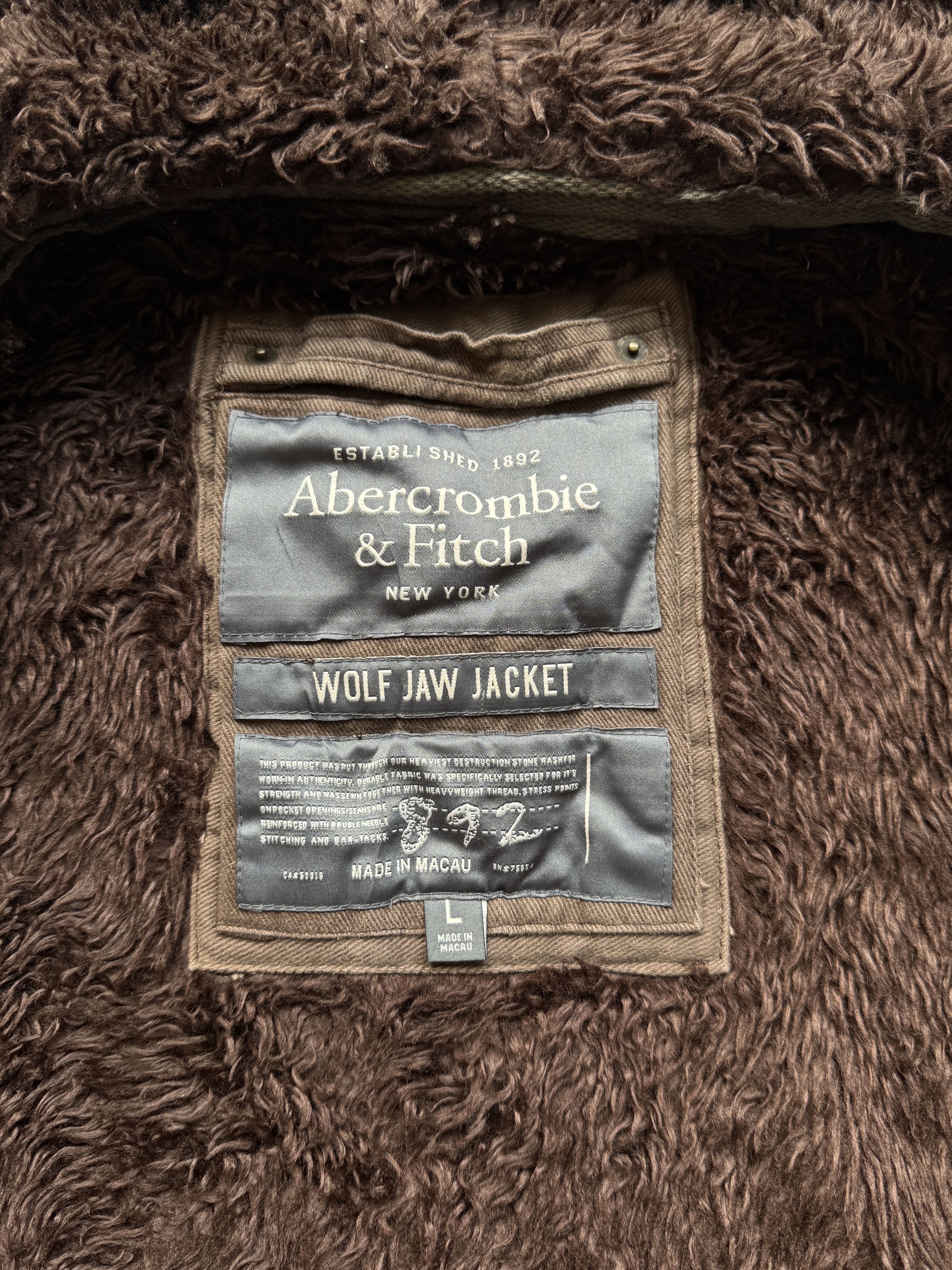 Abercrombie & Fitch Abercrombie & Fitch “Fitch 92” Zip Hoodie Size US L / EU 52-54 / 3 - 6 Thumbnail