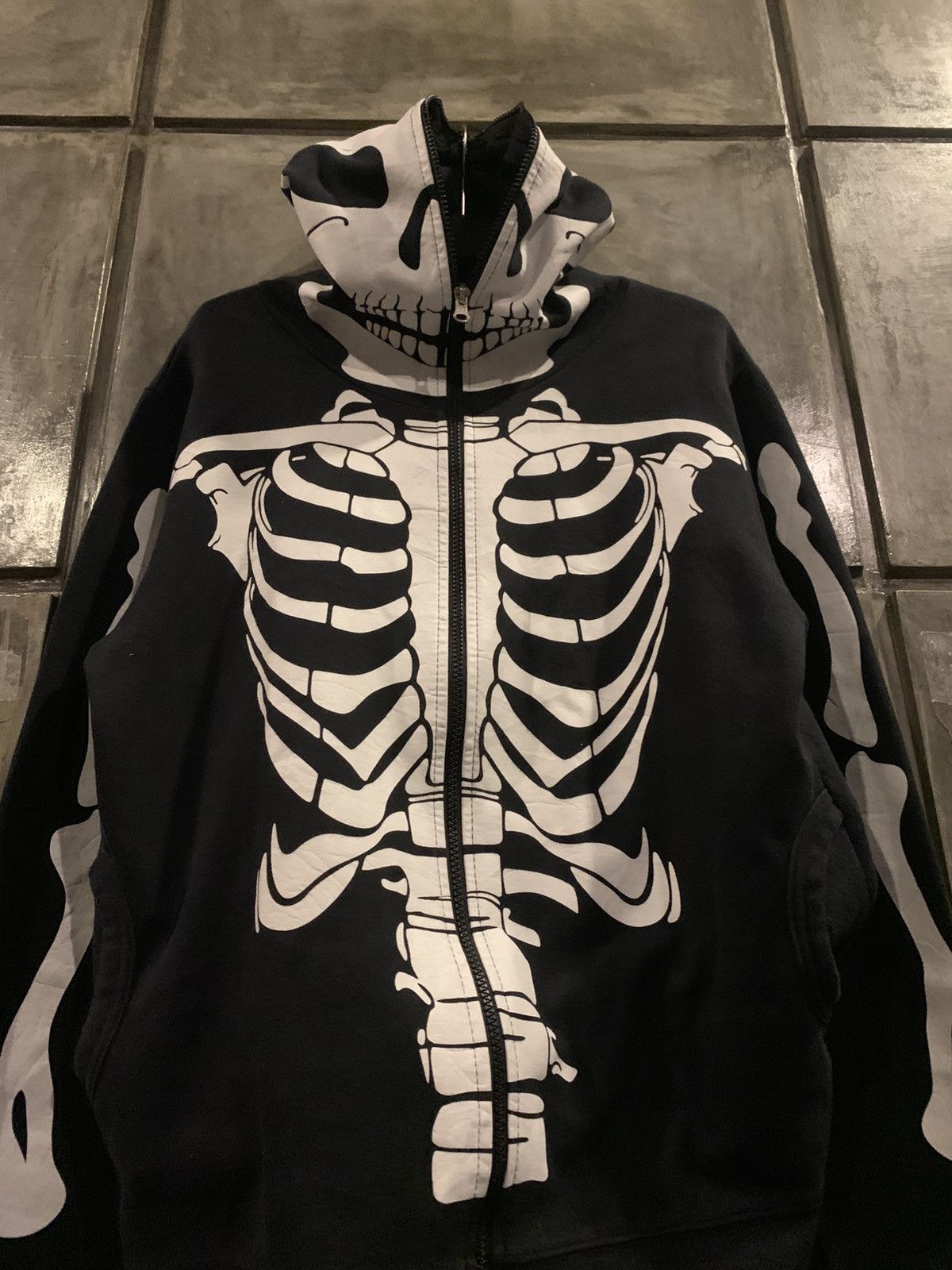 Japanese Brand Unknown Skull Bone Full Zip Hoodie Size US M / EU 48-50 / 2 - 4 Thumbnail