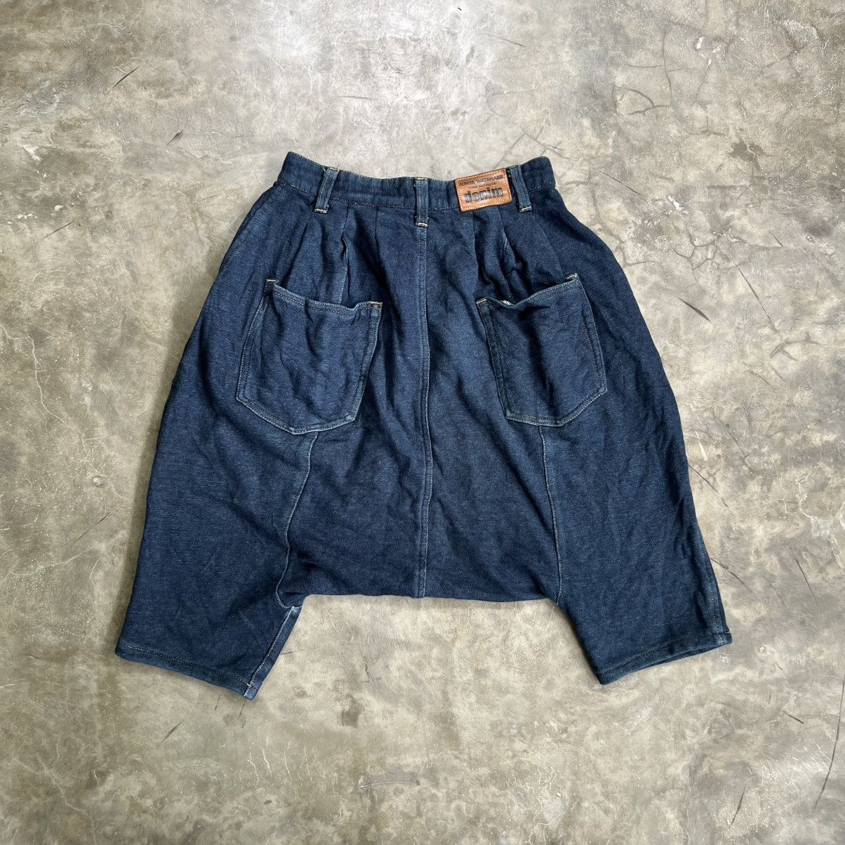 Junya Watanabe Vintage Comme des Garcons Crotch Denim Pants Size US 27 - 2 Thumbnail