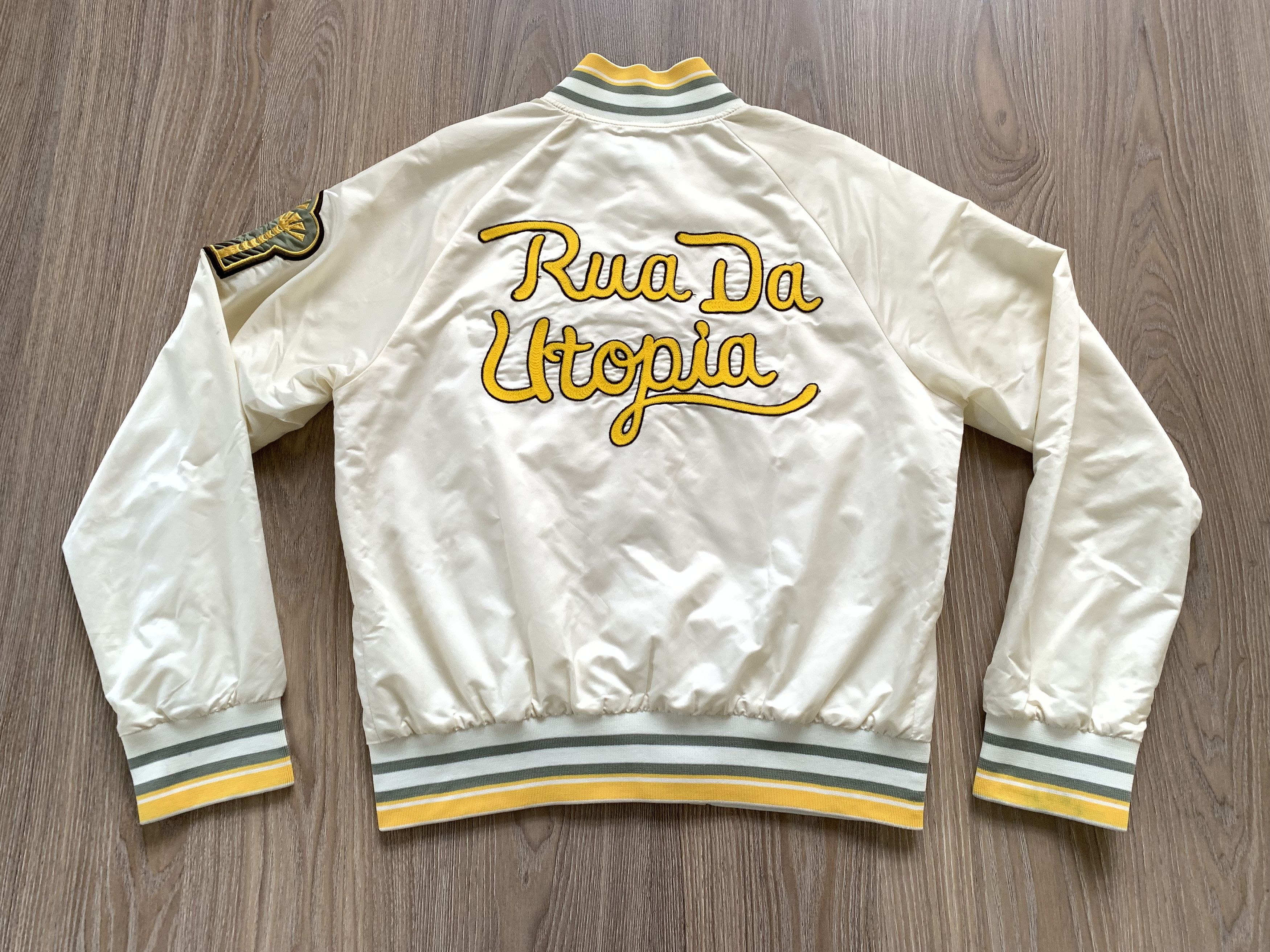 Diesel Diesel Vintage Nylon Bomber Jacket Rua De Utopia Size US L / EU 52-54 / 3 - 4 Thumbnail