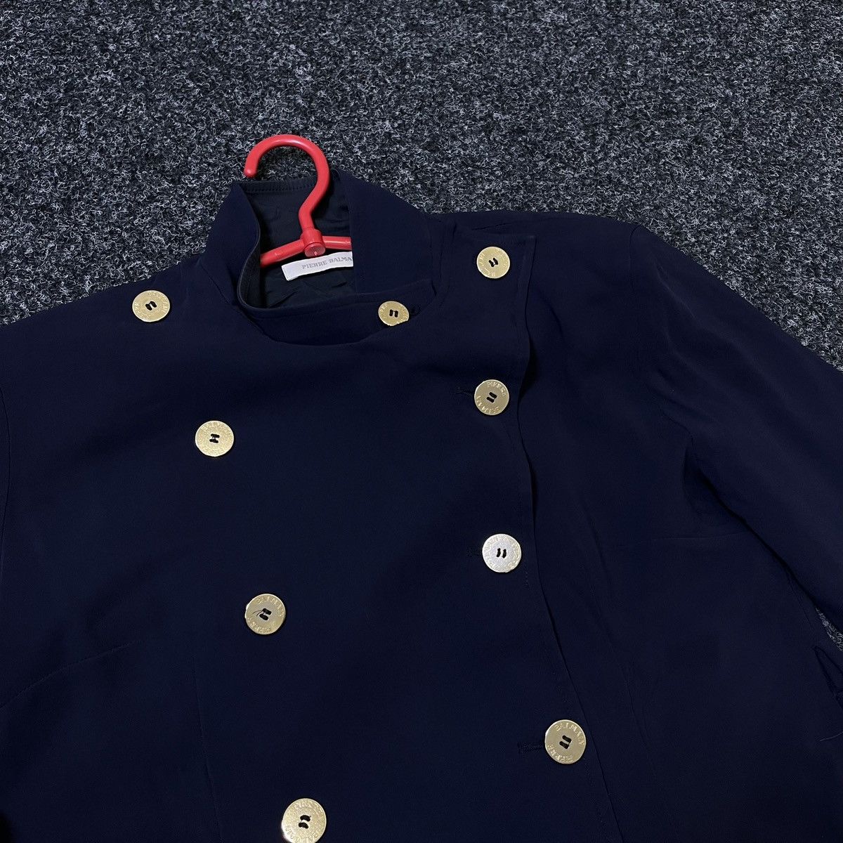 Pierre Balmain Pierre Balmain Coat Navy Jacket blazer Size M / US 6-8 / IT 42-44 - 4 Thumbnail
