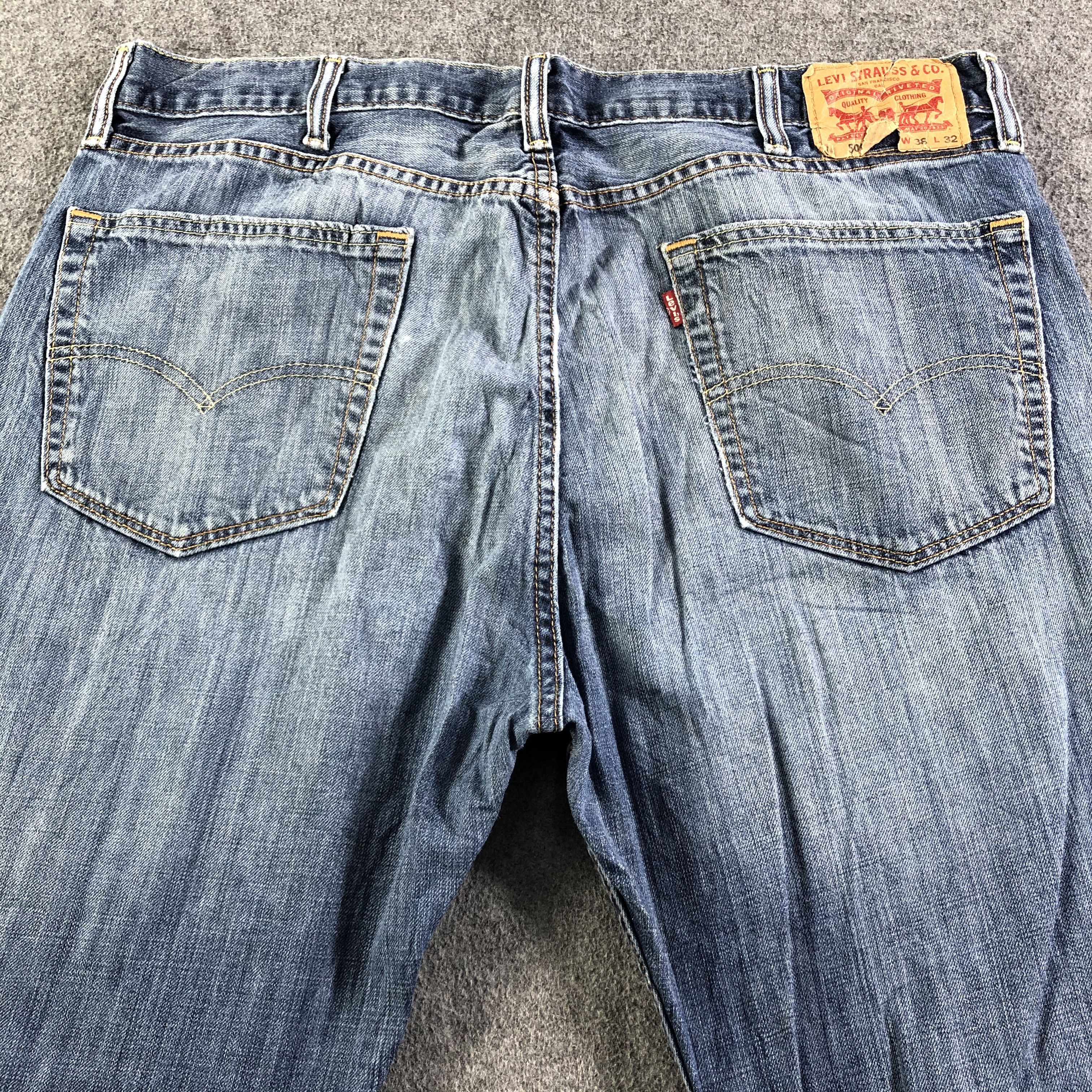 Vintage Blue Wash Levis 505 Jeans-J3109