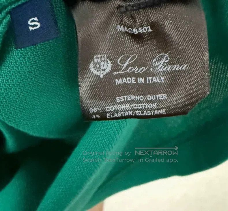 Loro Piana Loro Piana Men's Regatta Short Sleeve Polo. Size US L / EU 52-54 / 3 - 8 Thumbnail