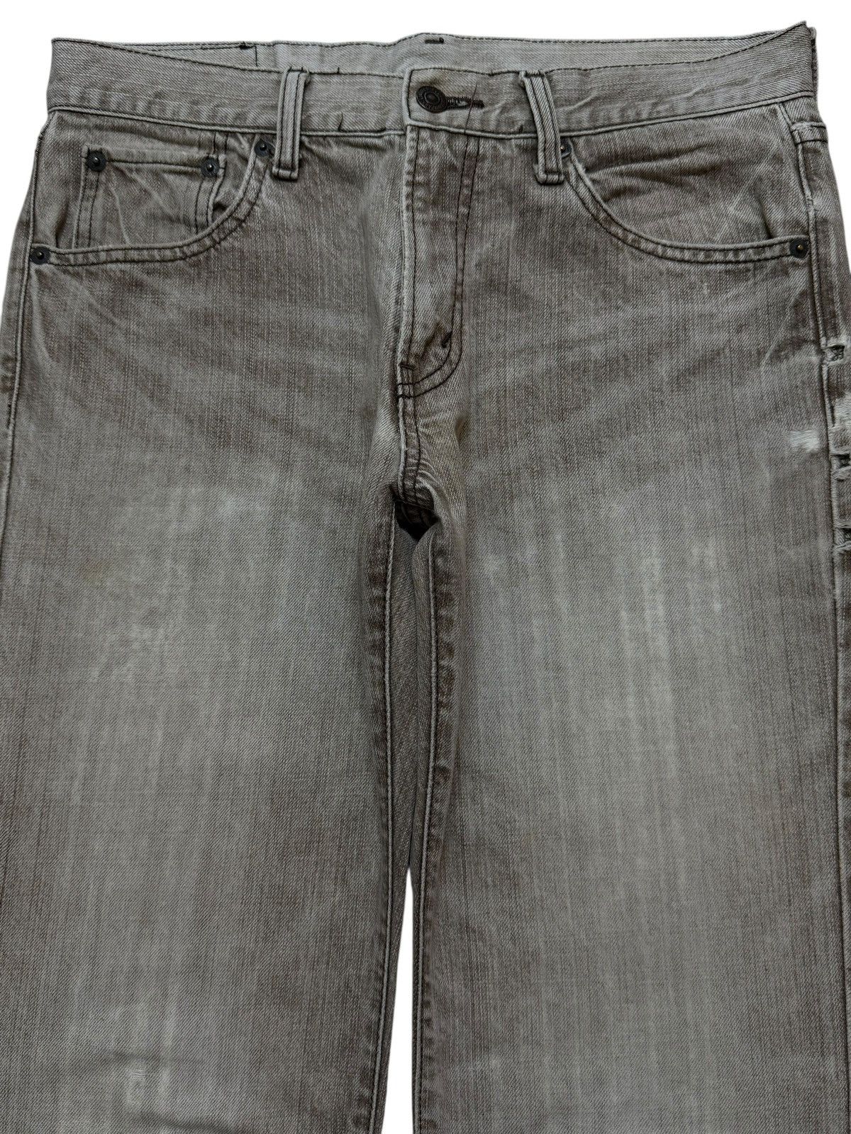 semanticdesign Vintage Japanese Brand Light Faded Wash Style Loose Jeans Size US 31 - 3 Thumbnail