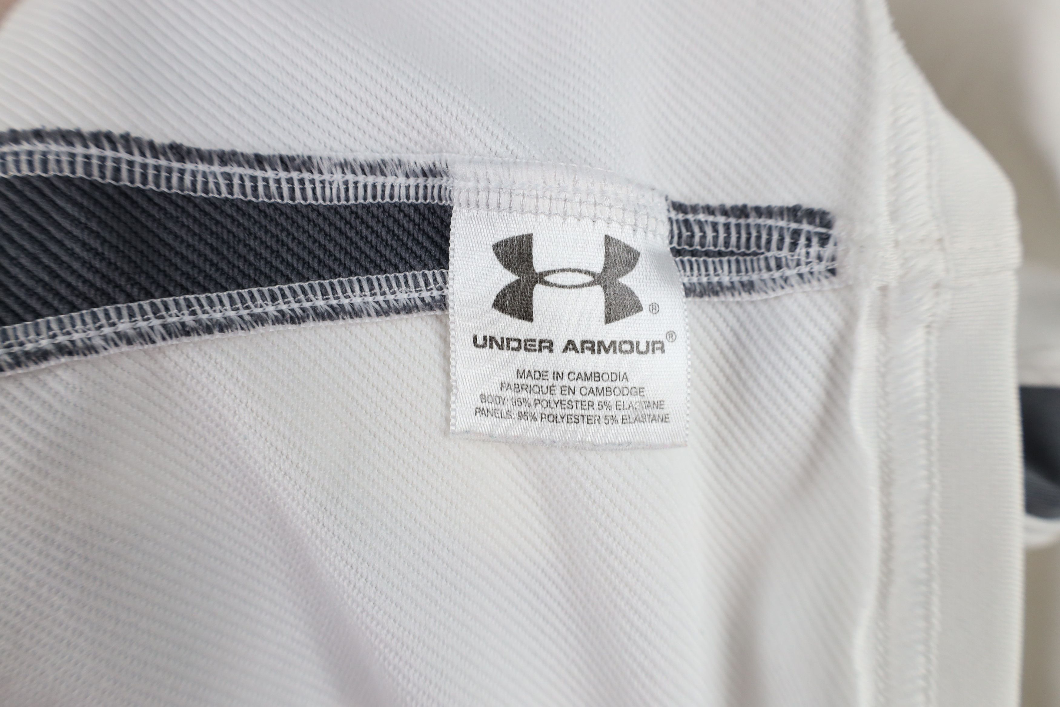 Under Armour × Vintage Under Armour Fitted Training Mock Neck Long Sleeve T-Shirt Size US XXL / EU 58 / 5 - 10 Thumbnail
