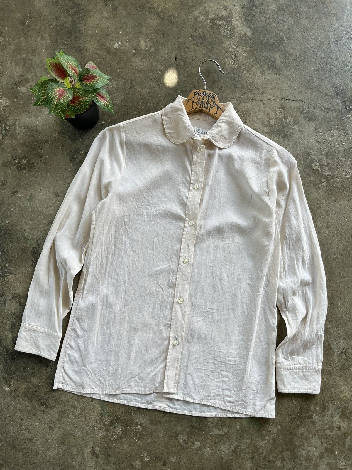 Gucci × Vintage 🔥Vintage Gucci Uniform Not For Sale Farah PV Button Up Size S / US 4 / IT 40 - 1 Thumbnail
