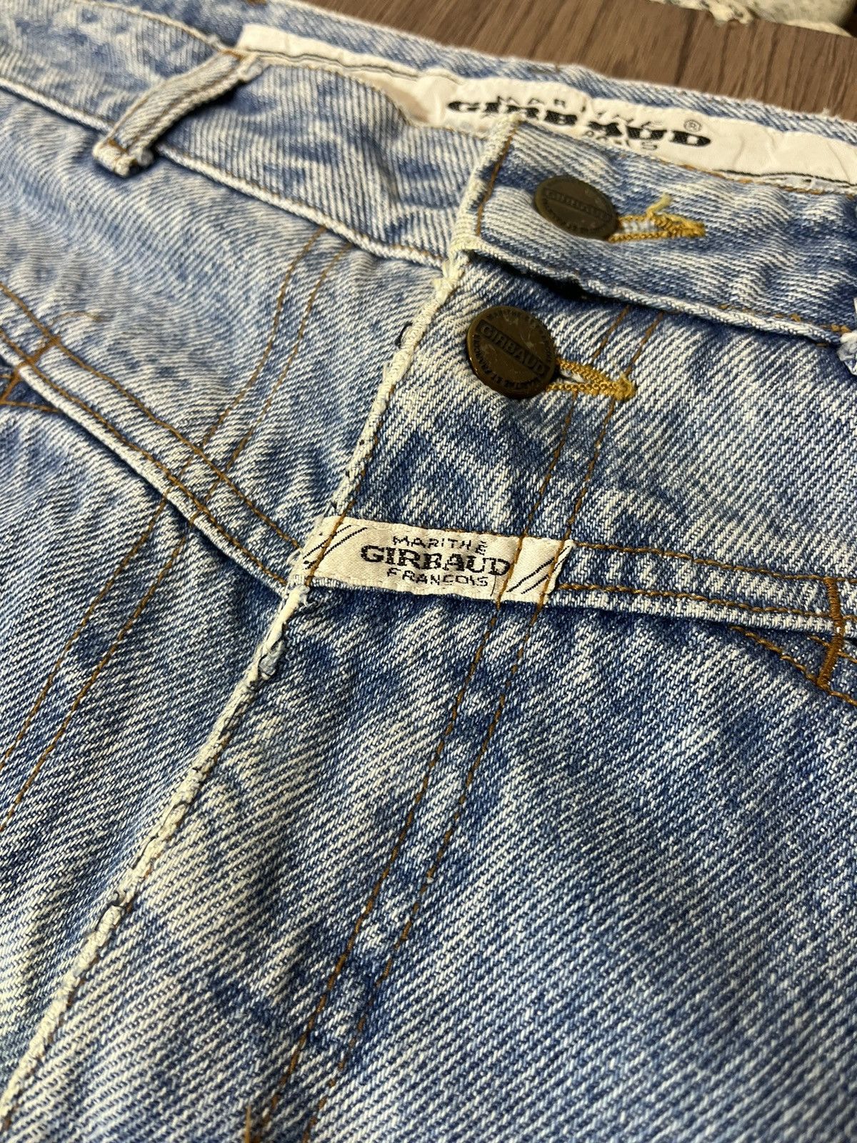 Marithe + Francois Girbaud Marithé François Girbaud Vintage Stone Washed Jeans Size US 33 - 9 Thumbnail