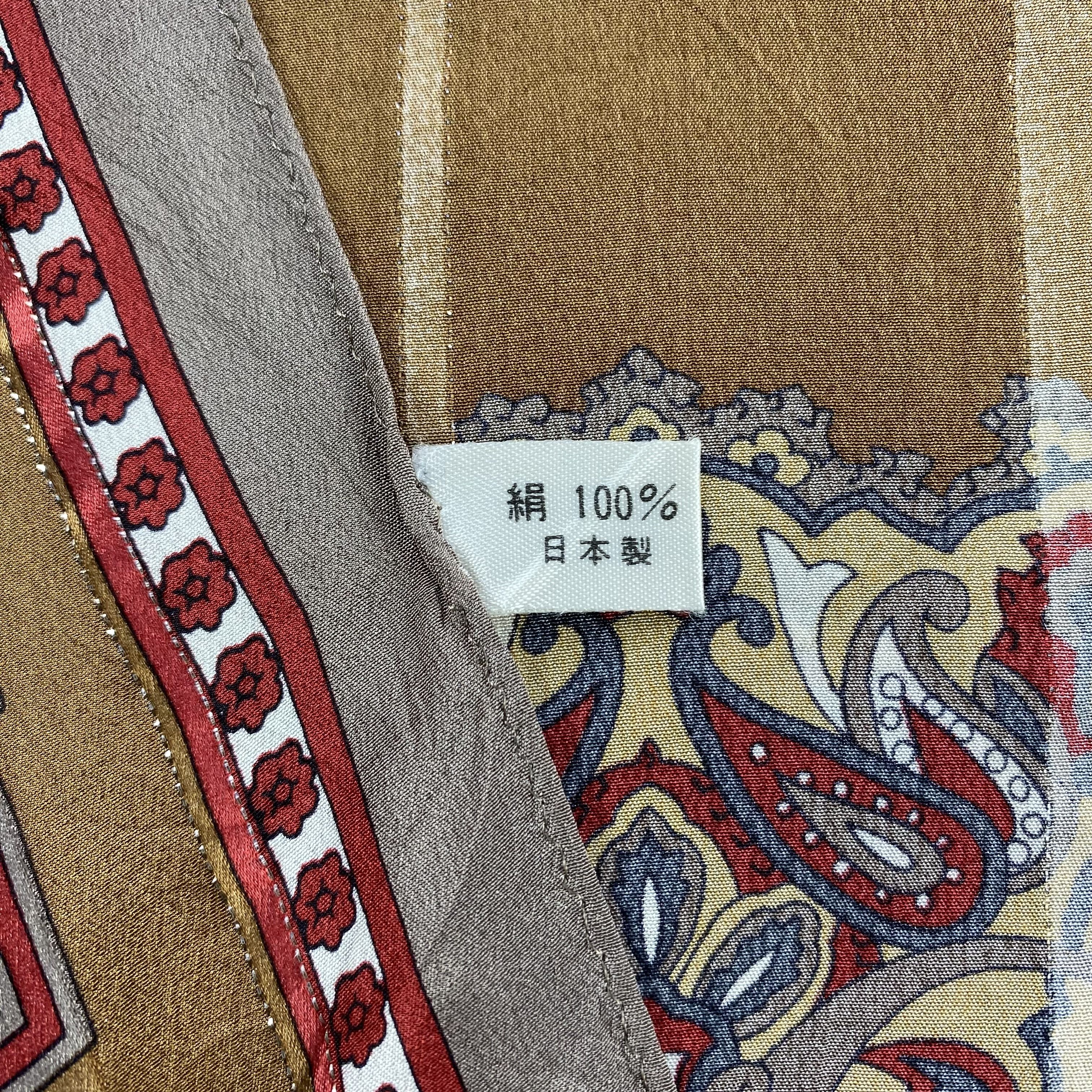 Japanese Brand × Vintage Vintage Paisley Silk Scarf SS095 Size ONE SIZE - 6 Thumbnail