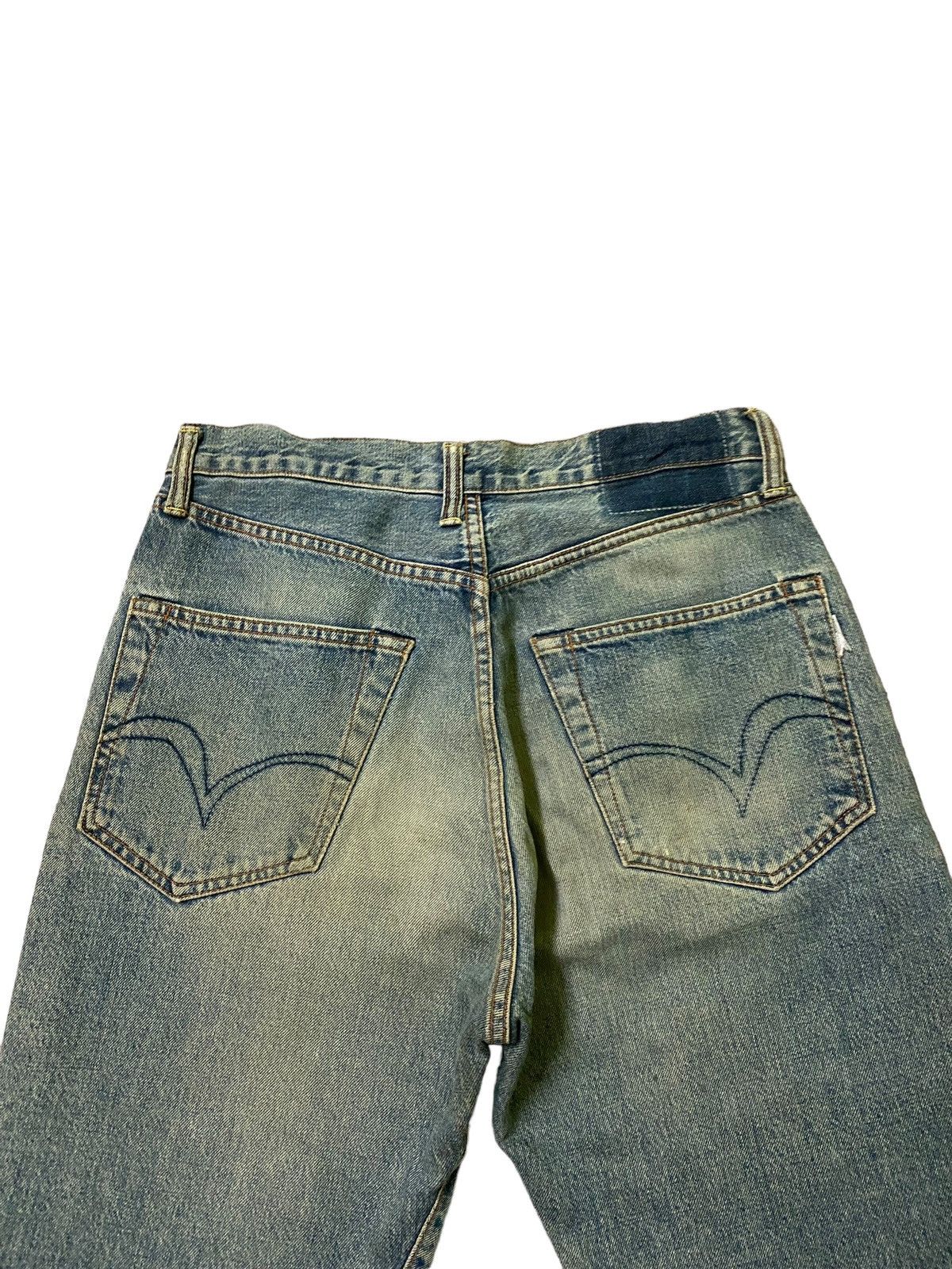 Hysteric Glamour × Vintage Studio D'ARTISAN Balenciaga Style Distressed Selvedge Jeans Size US 29 - 11 Thumbnail