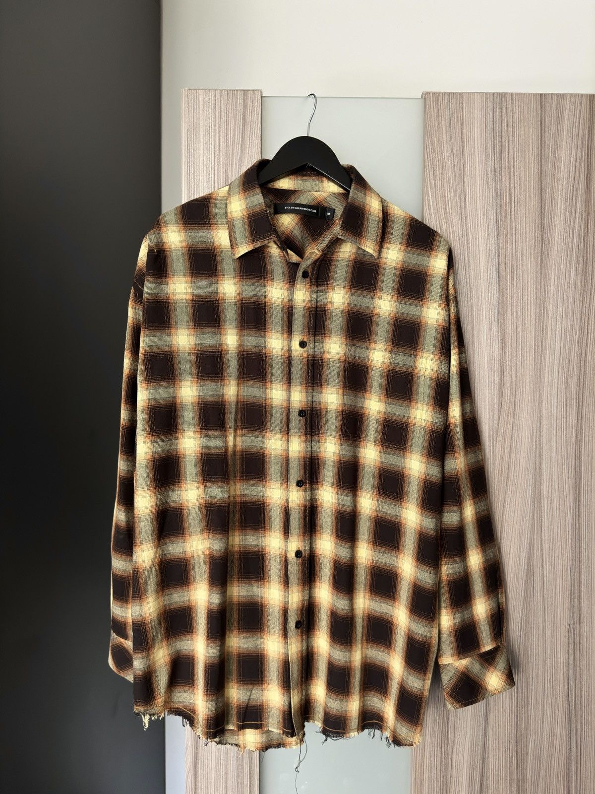 Brown Check Painter Shirt