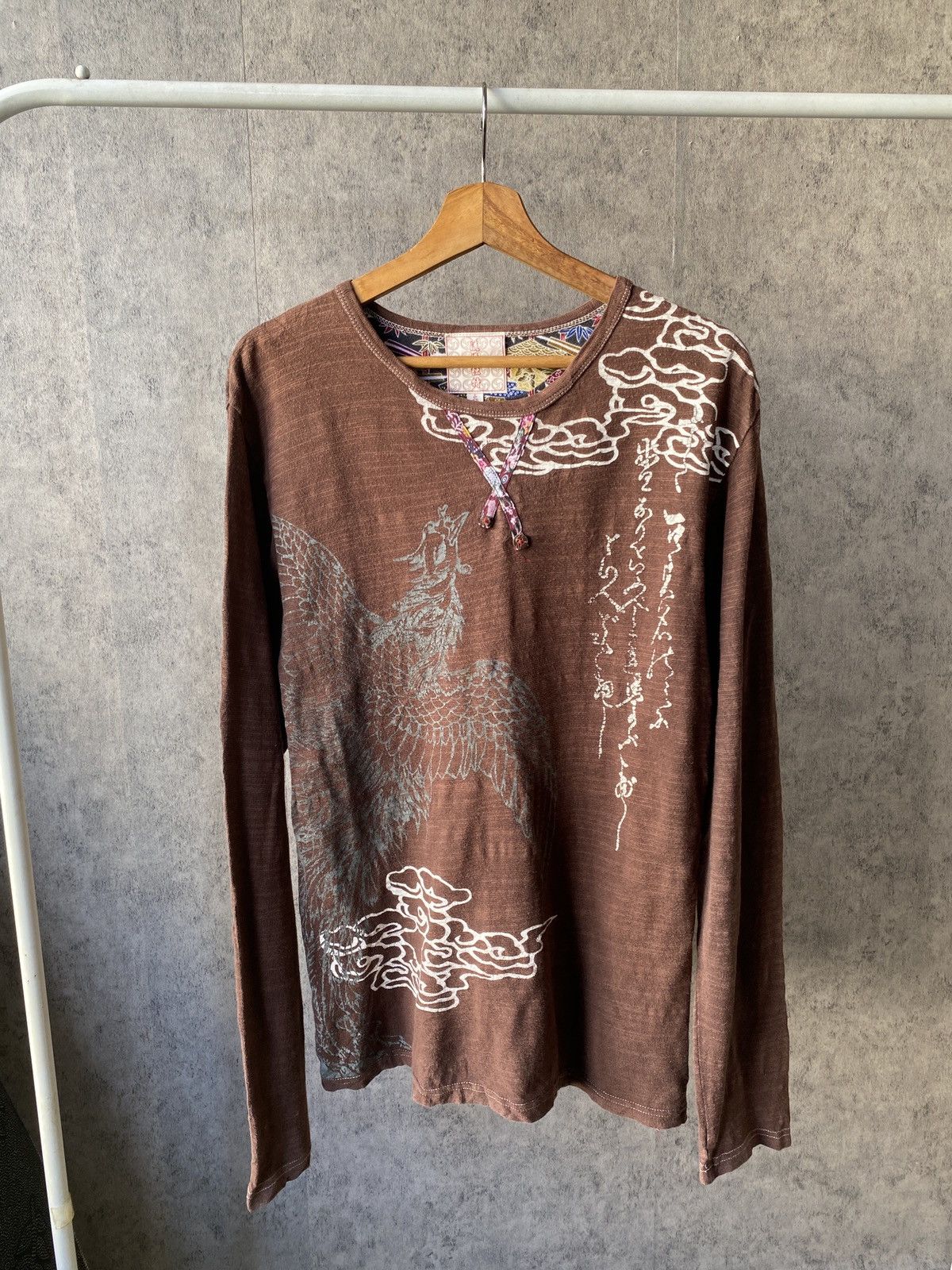 Japanese Brand Japanese Traditional Sukajan Long Sleeve Shirt Size US M / EU 48-50 / 2 - 1 Thumbnail