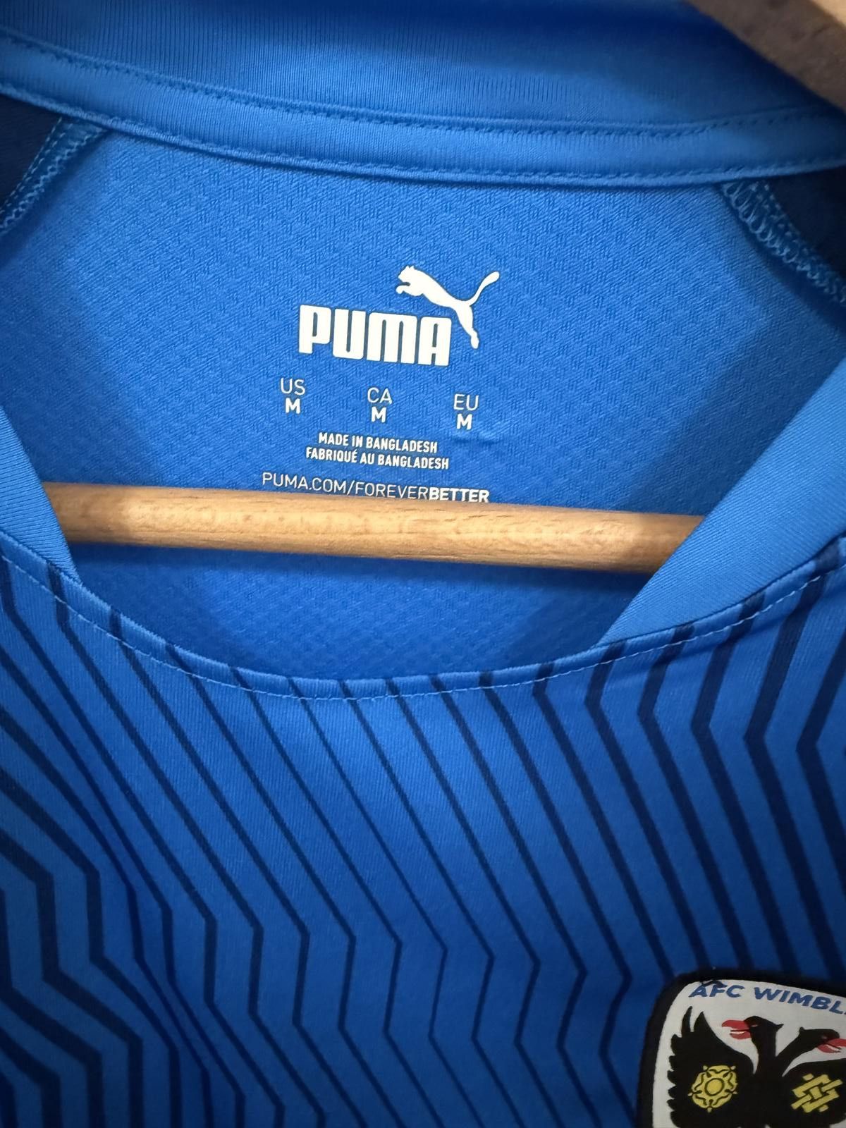Puma Puma AFC Wimbledon Soccer Jersey Blue Medium Size ONE SIZE - 3 Thumbnail