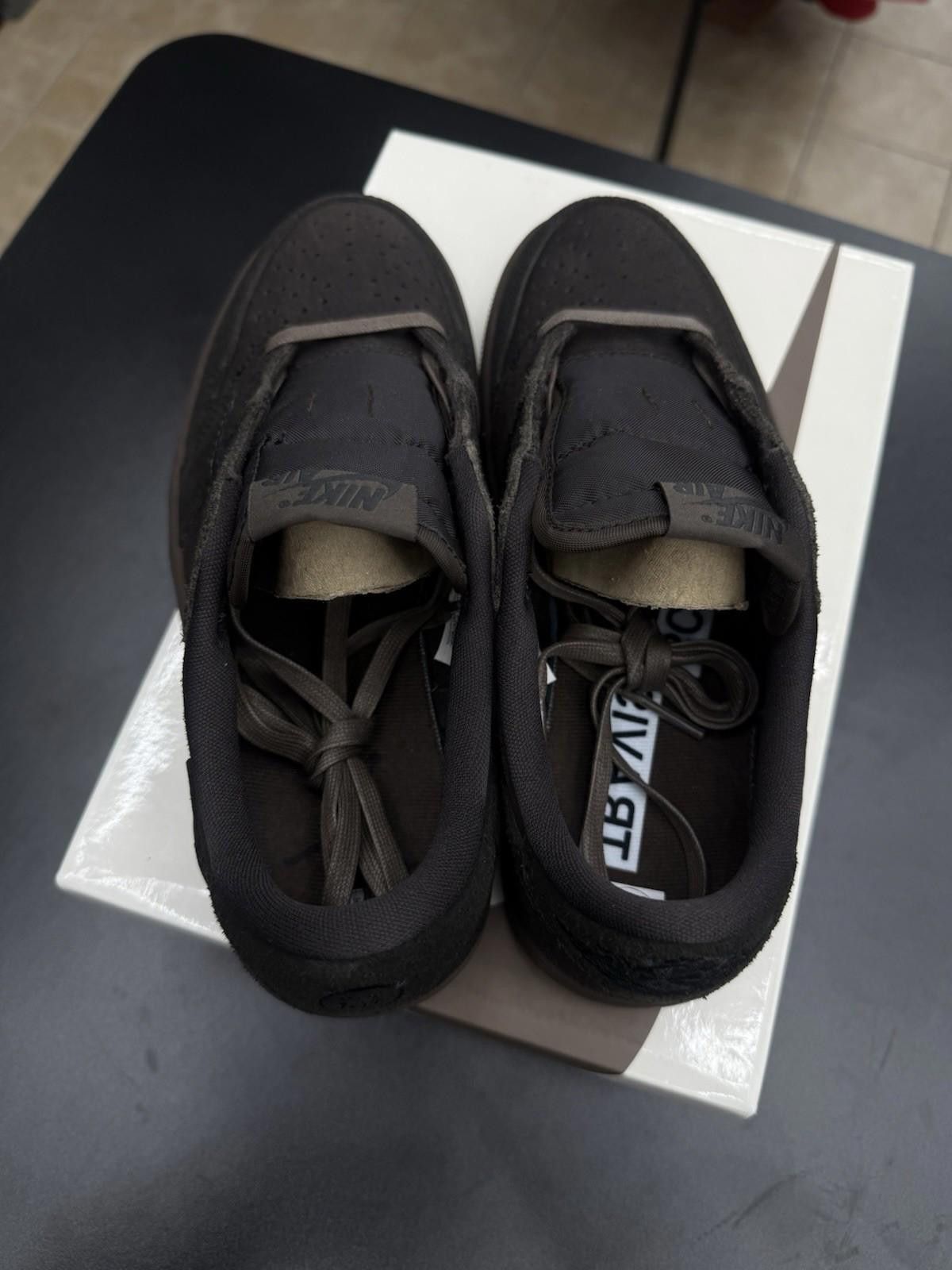 Jordan Brand Men’s Size 6.5 Jordan 1 Retro Low Travis Scott Velvet Brown Size US 6.5 / EU 39-40 - 11 Thumbnail