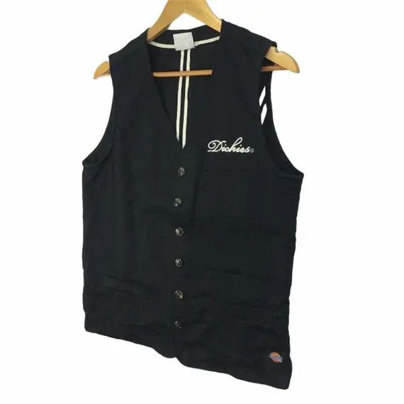 Dickies Vtg DICKIES Button Tactical Script Logo Vest Jacket Outdoor Size US M / EU 48-50 / 2 - 5 Thumbnail