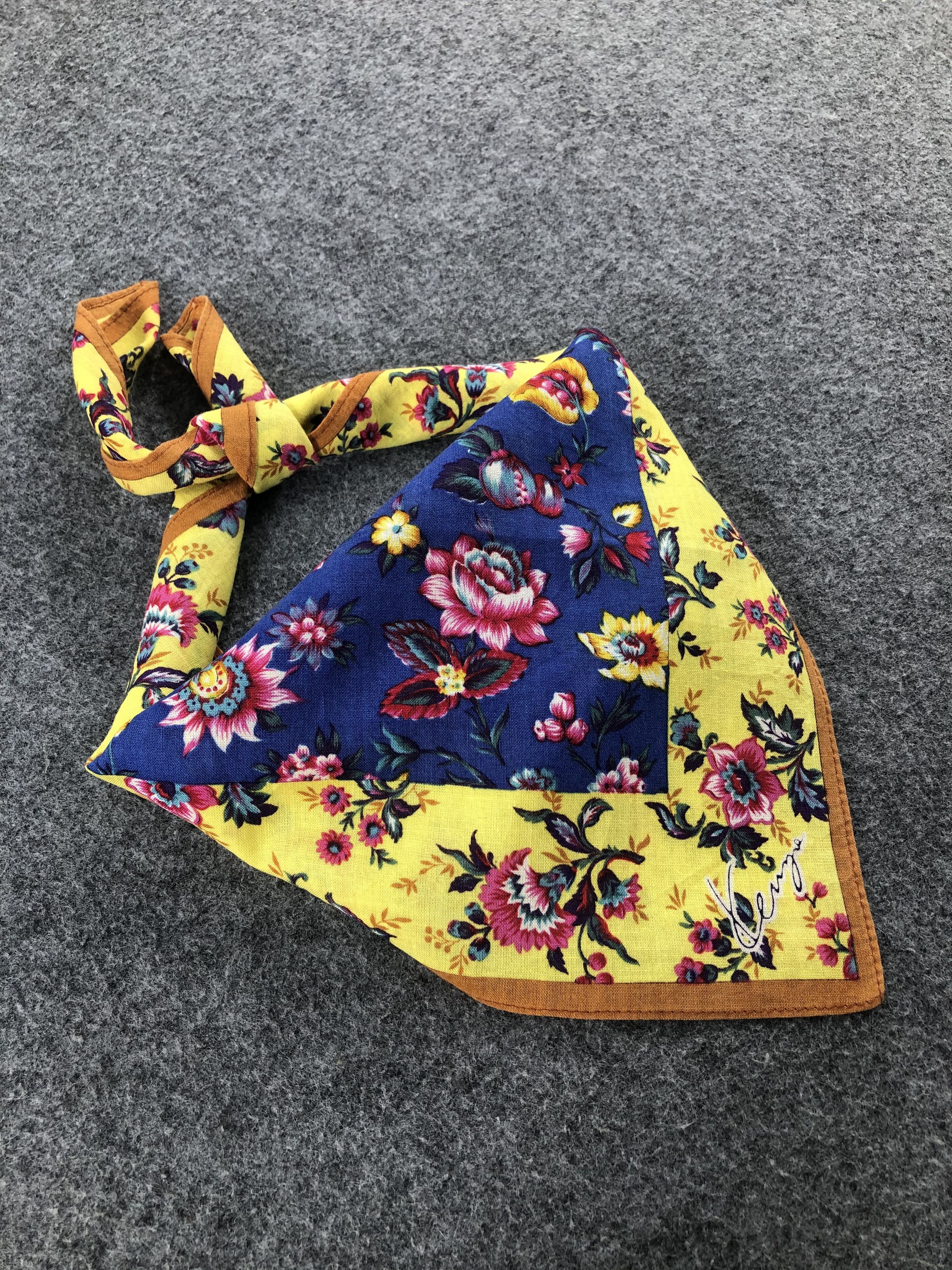 Kenzo × Vintage Kenzo Floral Handkerchief / Bandana / Neckerchief Size ONE SIZE - 2 Thumbnail