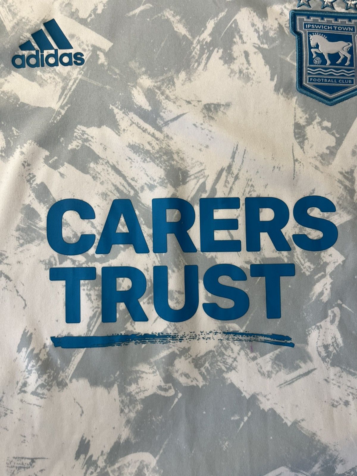 Adidas IPSWICH Football Shirt Men's L ADIDAS Away 2020-202 20/21 Size US L / EU 52-54 / 3 - 9 Thumbnail