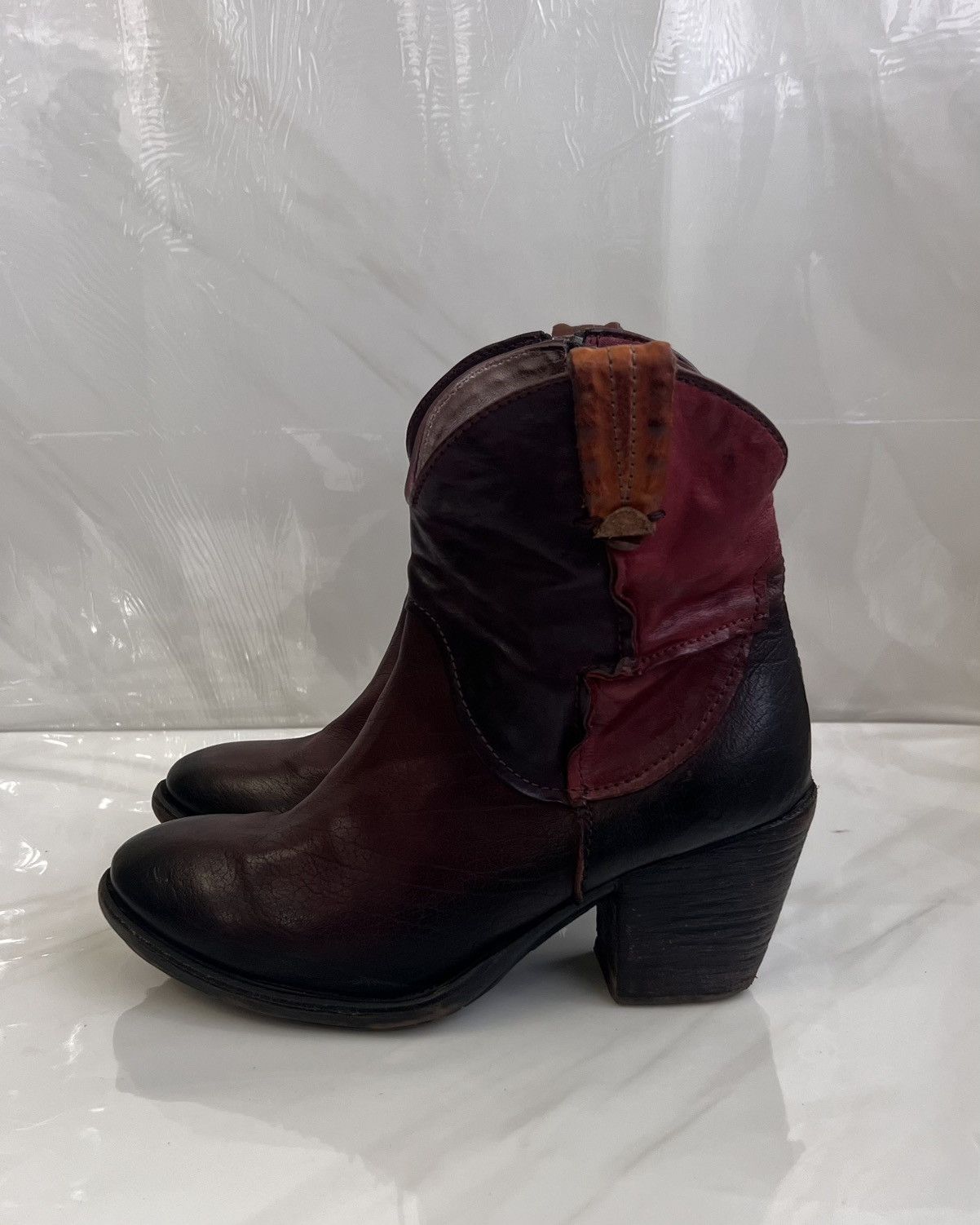A.S.98 As 98 Airstep Zipper Boho Biker distressed boot Size US 8 / IT 38 - 6 Thumbnail