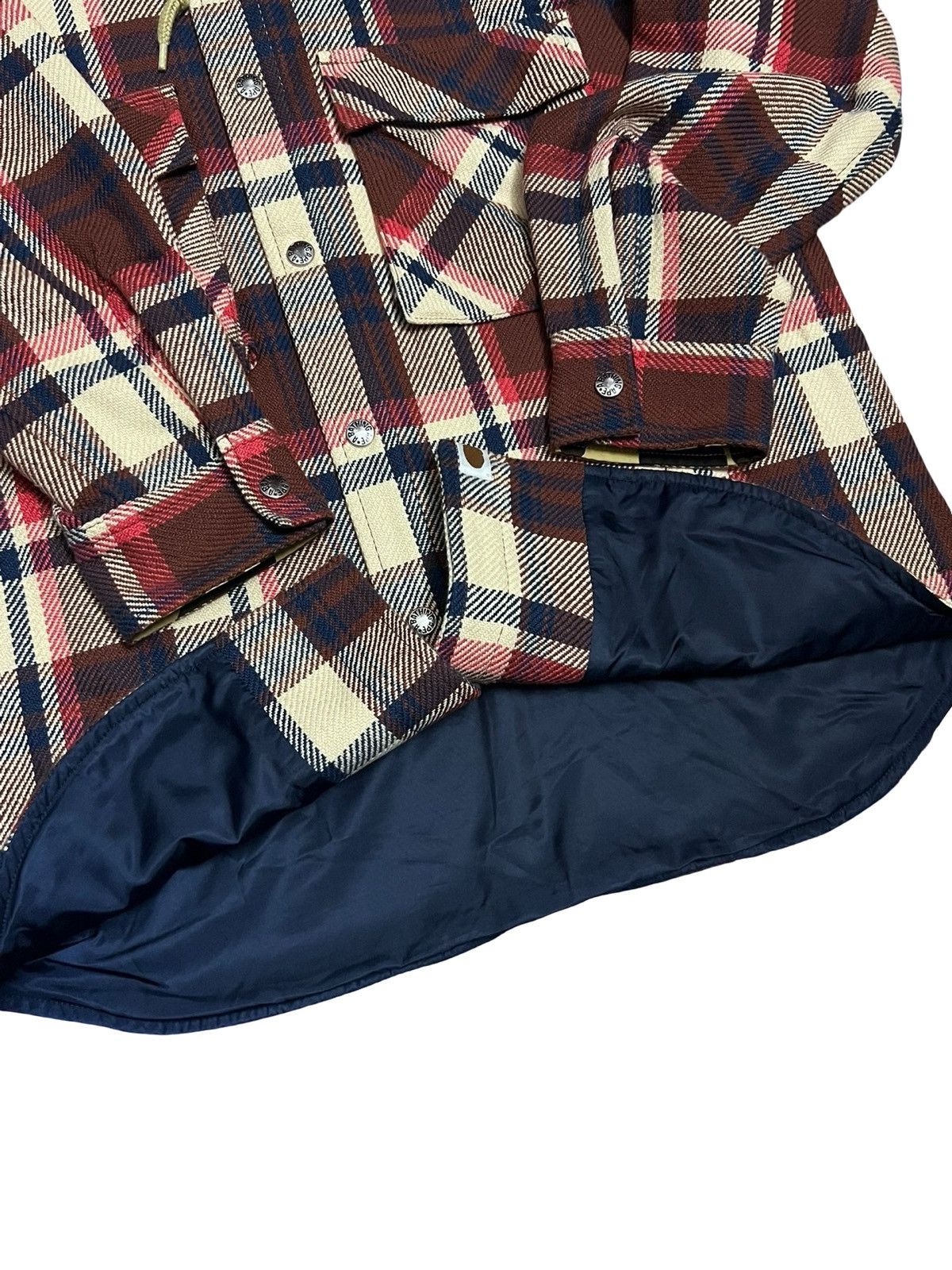 Bape BAPE Check Hoodie Jacket (SS21) Red Size US M / EU 48-50 / 2 - 5 Thumbnail