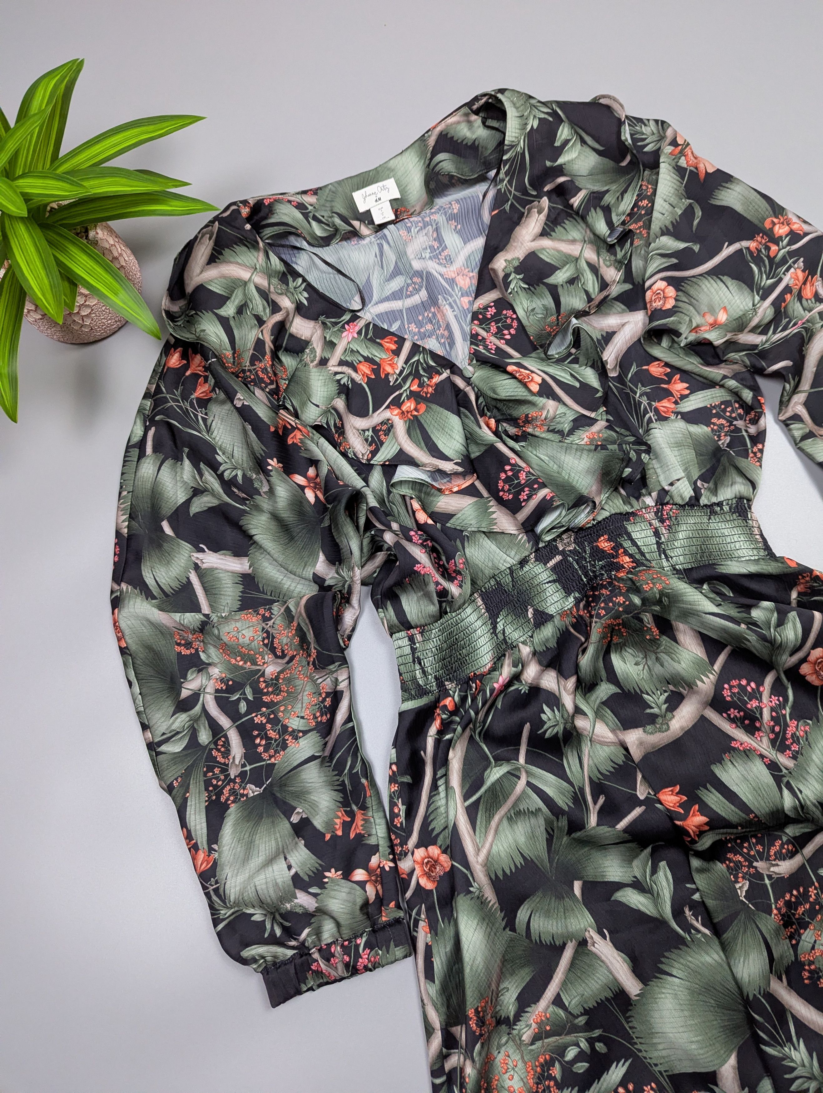 Johanna Ortiz Johanna Ortiz x H&M Floral Mini Dress Puffed Sleeves Size S / US 4 / IT 40 - 7 Thumbnail