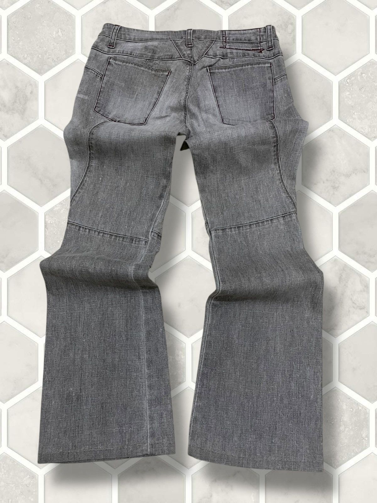 Marithe + Francois Girbaud Vintage Authentic Designer Marithe Francois Girbaud Flared Size US 29 - 9 Thumbnail