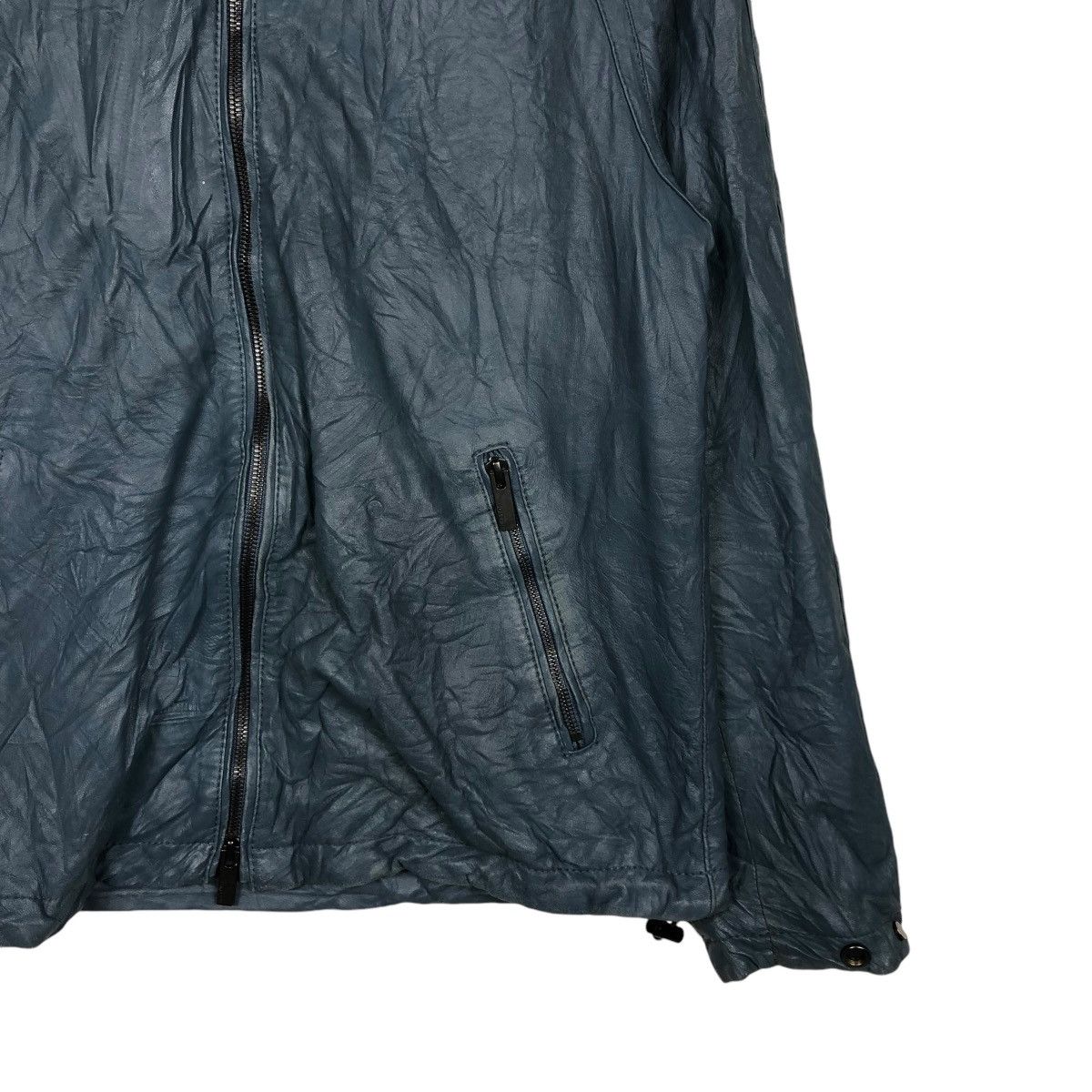 Japanese Brand 🔥VINTAGE LEATHER BIKER JACKET JOSEPH HOMME ISSEY MIYAKE Size US M / EU 48-50 / 2 - 7 Thumbnail