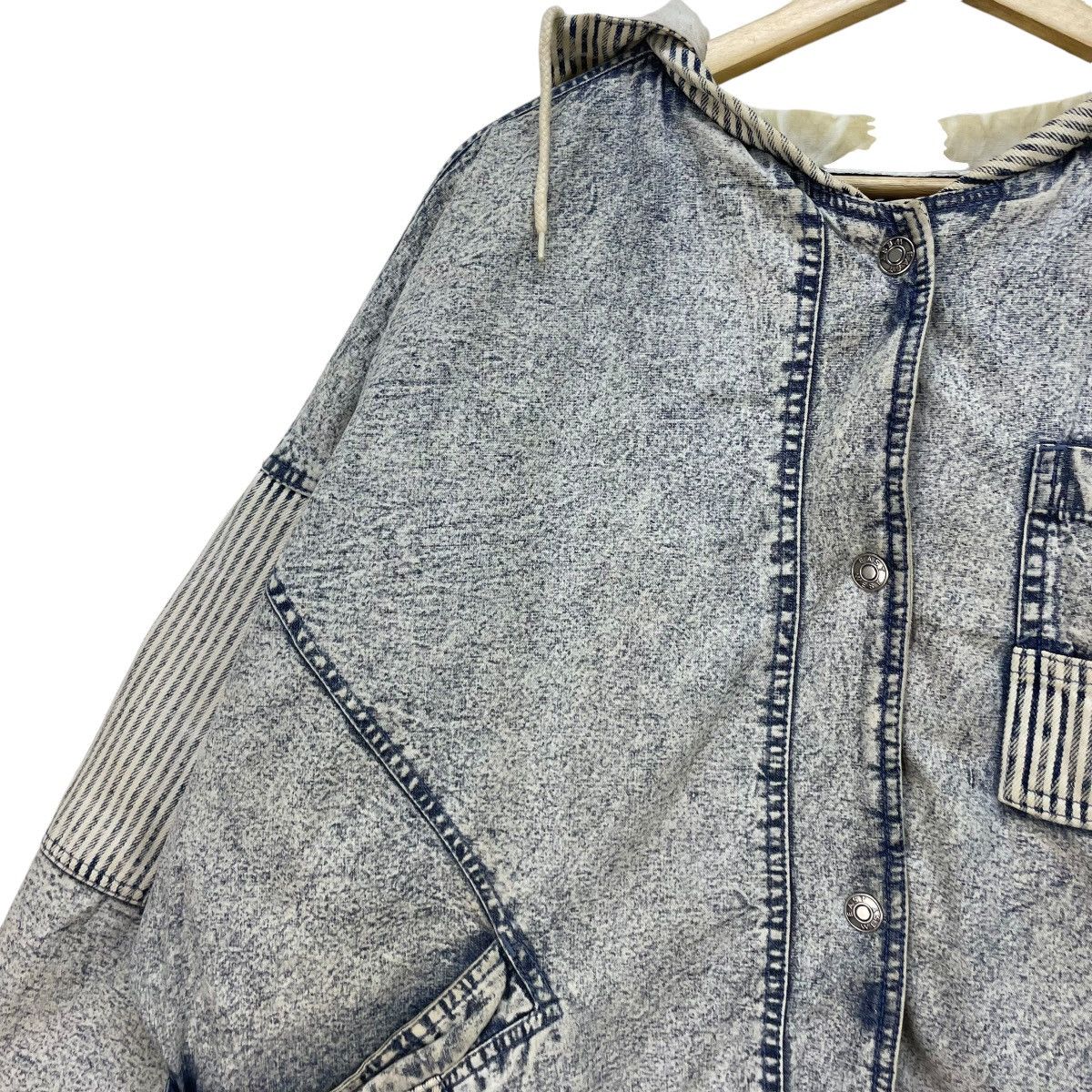 Other 💥East West By Panda Group Bomber Acid Wash Jacket Size US L / EU 52-54 / 3 - 6 Thumbnail