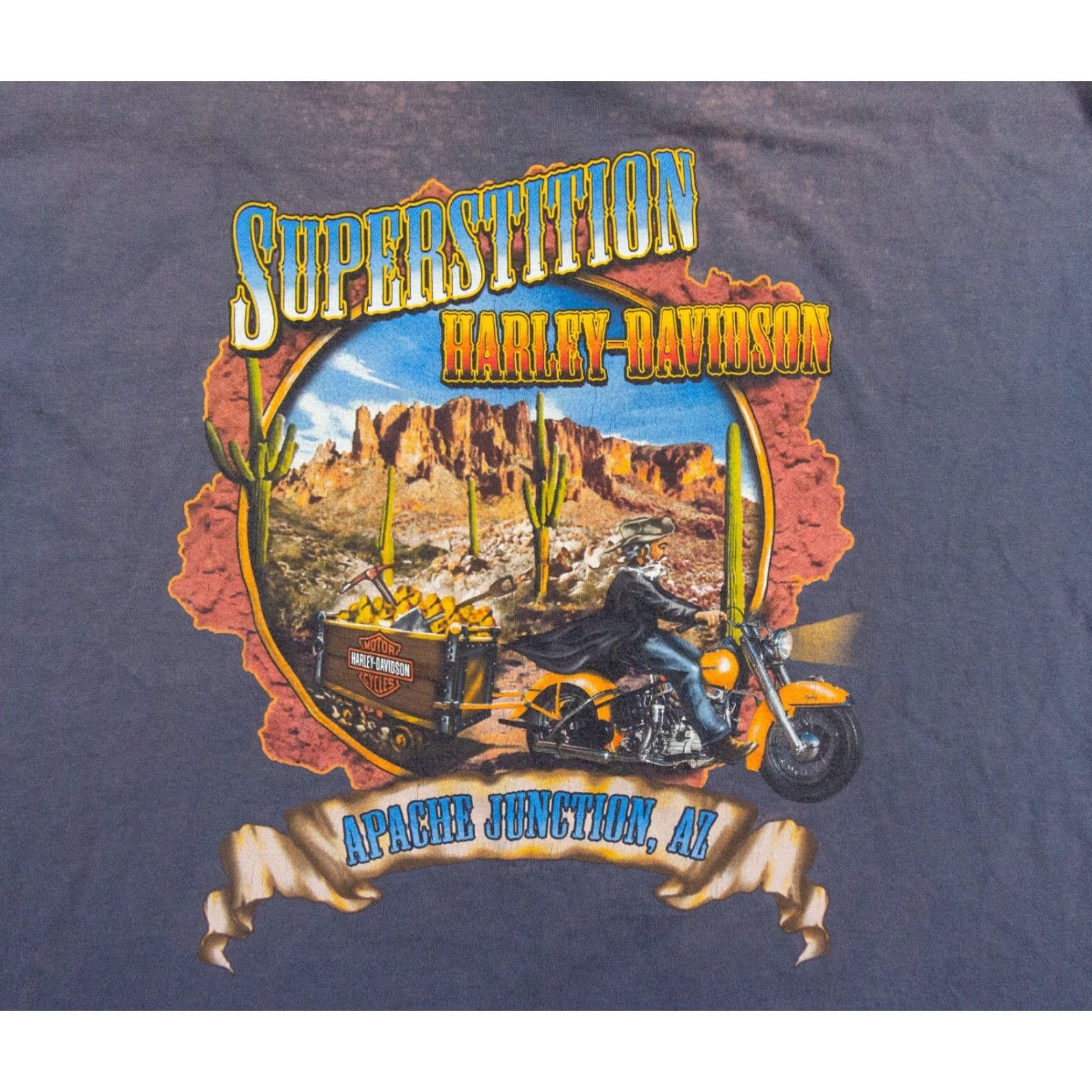 Harley Davidson Harley-Davidson Motorcycle Shirt Mens XL Blue Short Sleeve Tee Faded Size US XL / EU 56 / 4 - 7 Thumbnail