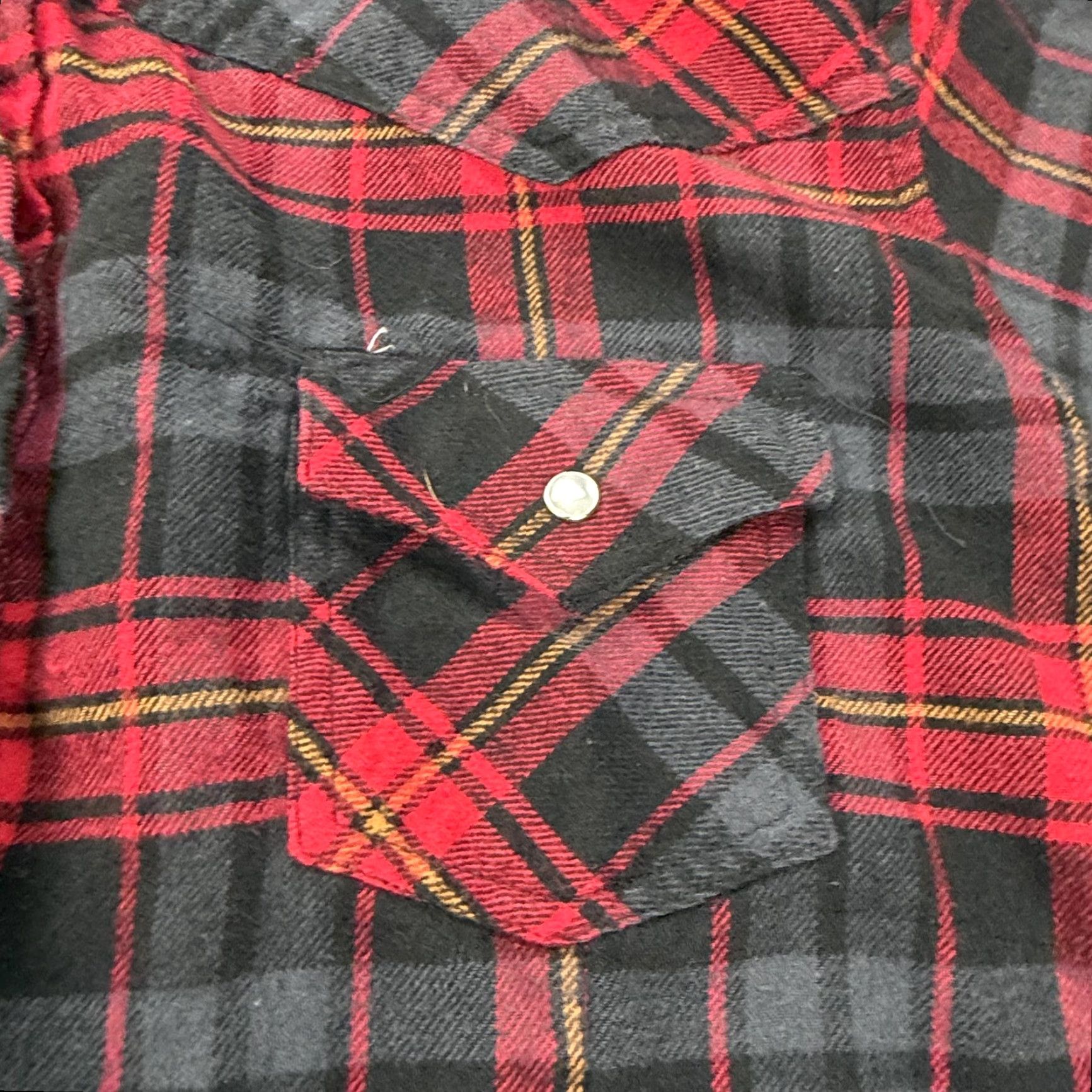 Vintage VINTAGE Cumberland Outfitters by Ely Shirt Mens 2XL Red Plaid Western Pearl Snap Flannel Size US XXL / EU 58 / 5 - 2 Thumbnail
