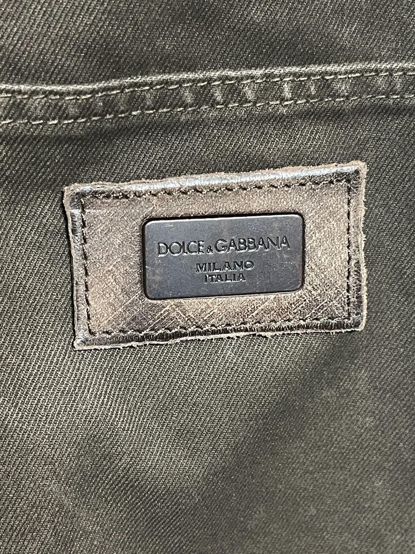 Dolce & Gabbana DG low-rise slim acid wash brown pants 44 Size US 28 / EU 44 - 6 Thumbnail