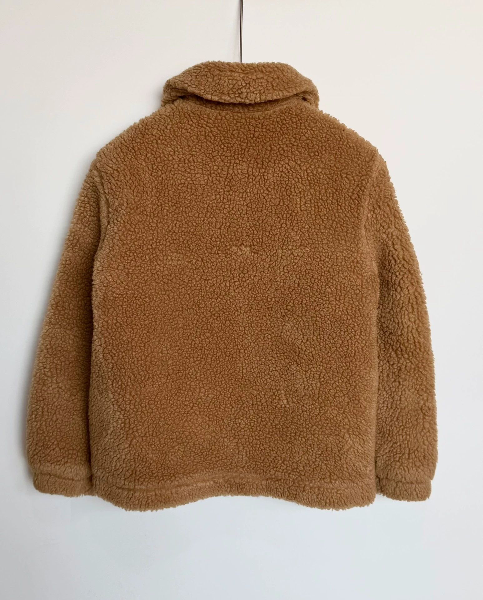 Burberry Burberry Camel Wool Teddy Jacket XS Embroidered Logo 98% New Size XS / US 0-2 / IT 36-38 - 3 Thumbnail