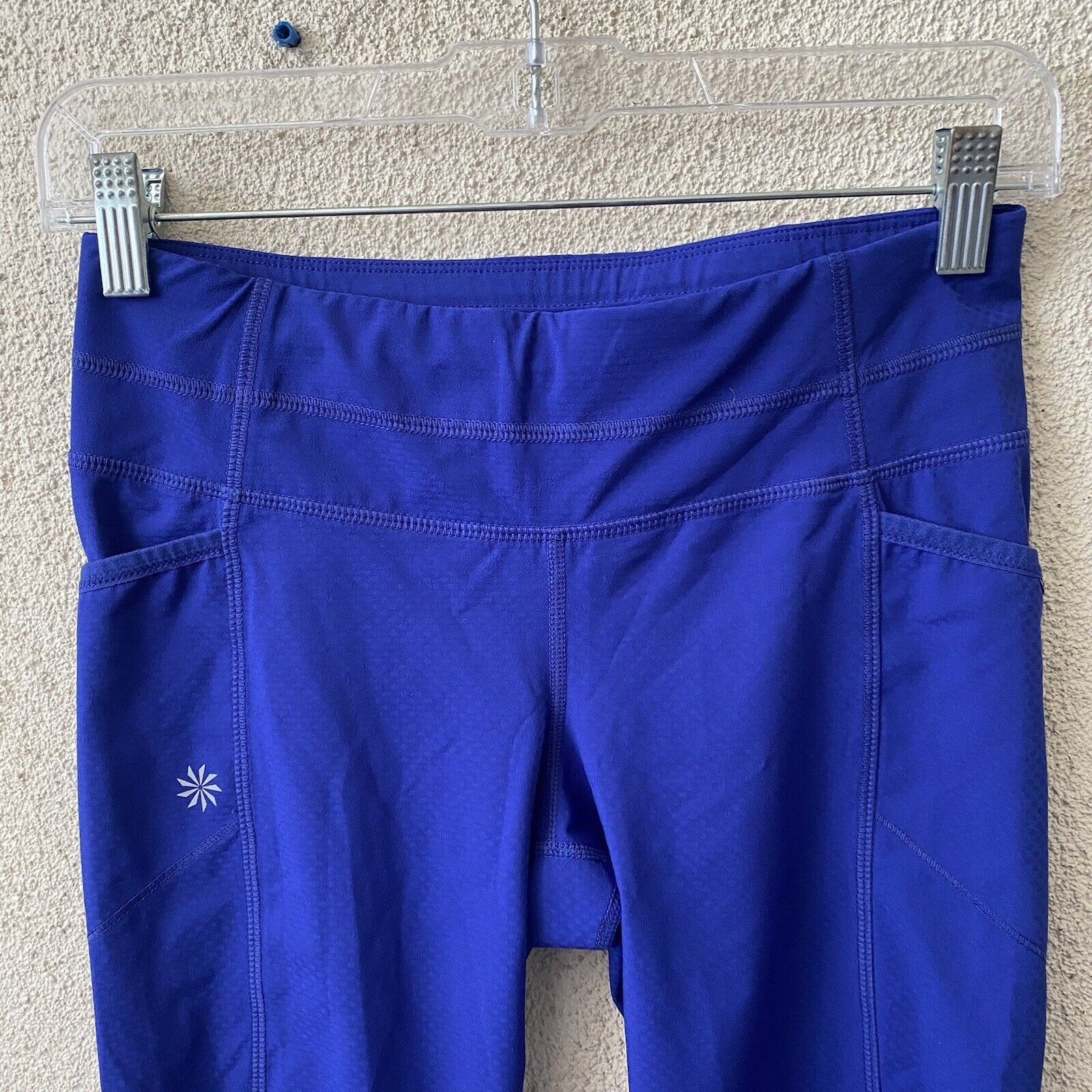 Athleta Athleta Dobby Be Free Knickers Blue Capri Blue Compression L Size 24" / US 00 / IT 34 - 5 Thumbnail