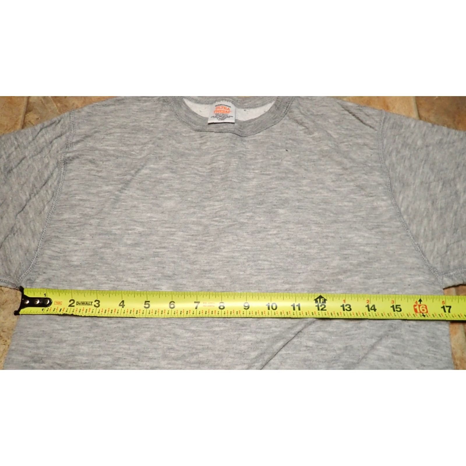 Vintage VINTAGE Ultra Therm Shirt Thermal 80s 90s USA Long Sleeve Unisex Adults M Gray Wool Blend Pullover Thermal Outer Layer Made in USA Size US M / EU 48-50 / 2 - 7 Thumbnail