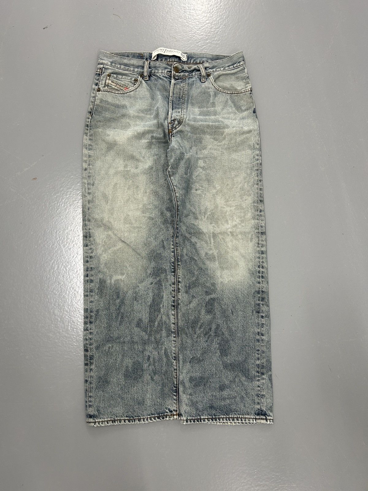 Diesel Crazy vintage y2k Diesel faded grunge archive jeans baggy 