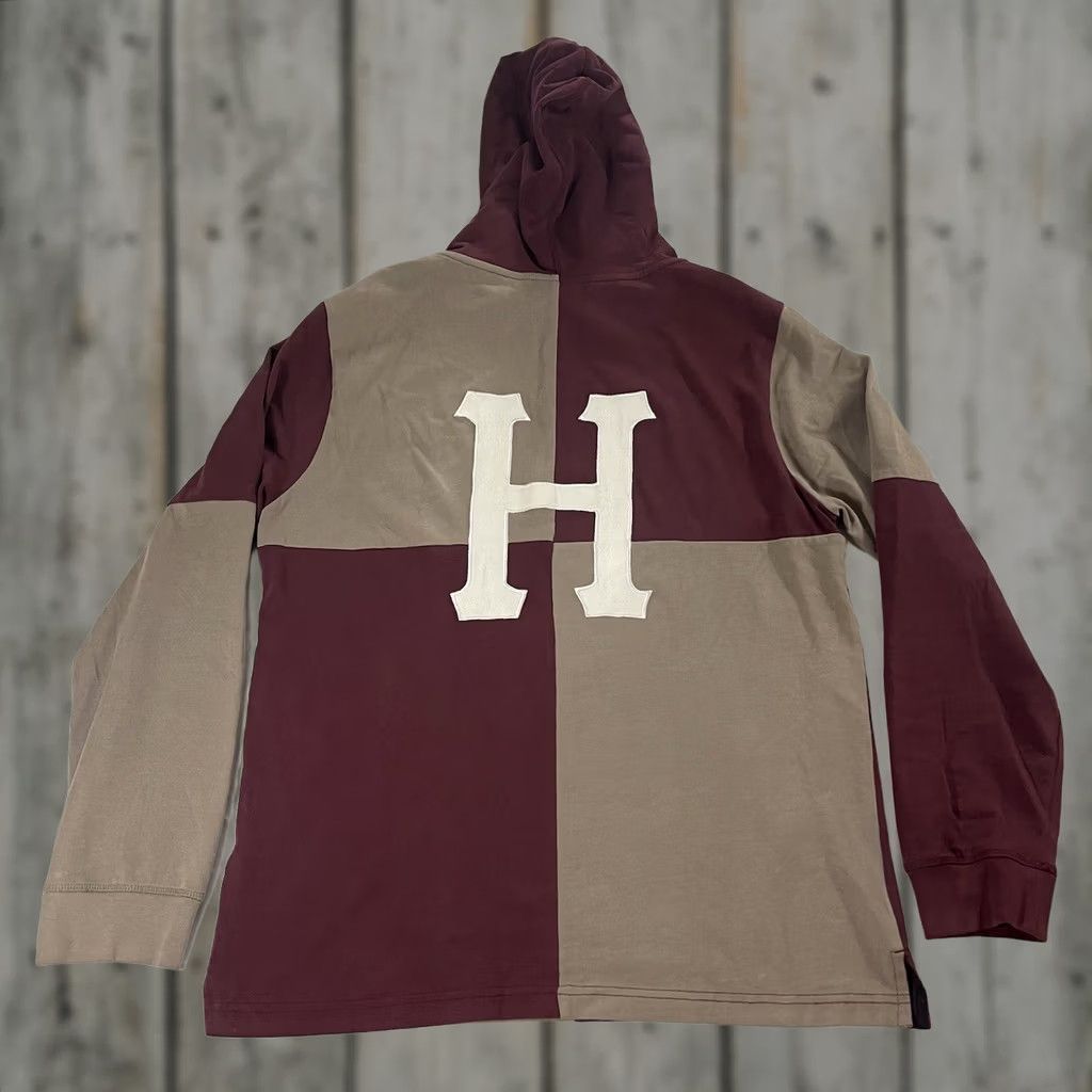 Huf HUF Hoodie T-Shirt Colorblock Multicolor Logo Embroidered Size US L / EU 52-54 / 3 - 1 Thumbnail
