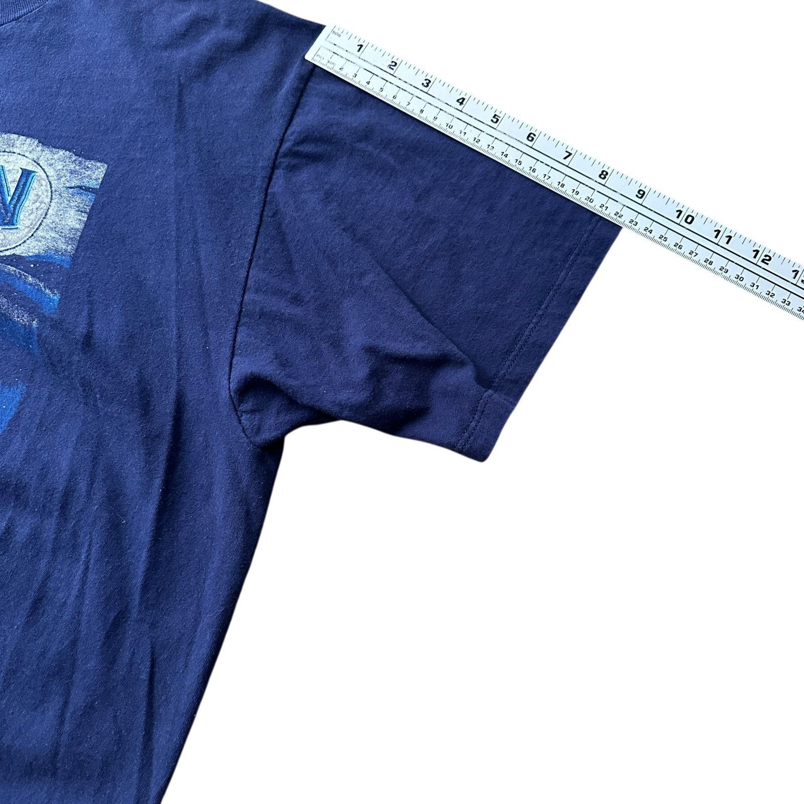 Jerzees Molson Answer The Call Wolf T-Shirt Men 2X Blue Short Sleeve Size US XXL / EU 58 / 5 - 8 Thumbnail