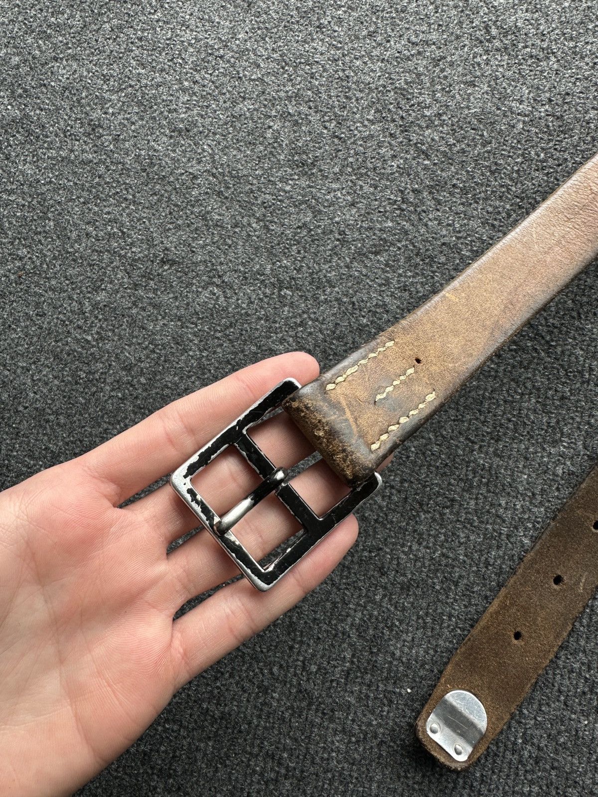 Other 🚨 RARE LL GILGEN SATTLER BERN LEATHER BELT VINTAGE WESTERN Size ONE SIZE - 2 Thumbnail