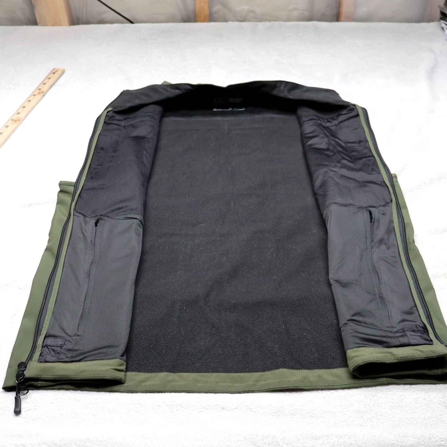 Vintage 5.11 Vest Men Large Green Full Zip Fleece Lined Tactical Soft Shell Water Resistant Size US L / EU 52-54 / 3 - 4 Thumbnail