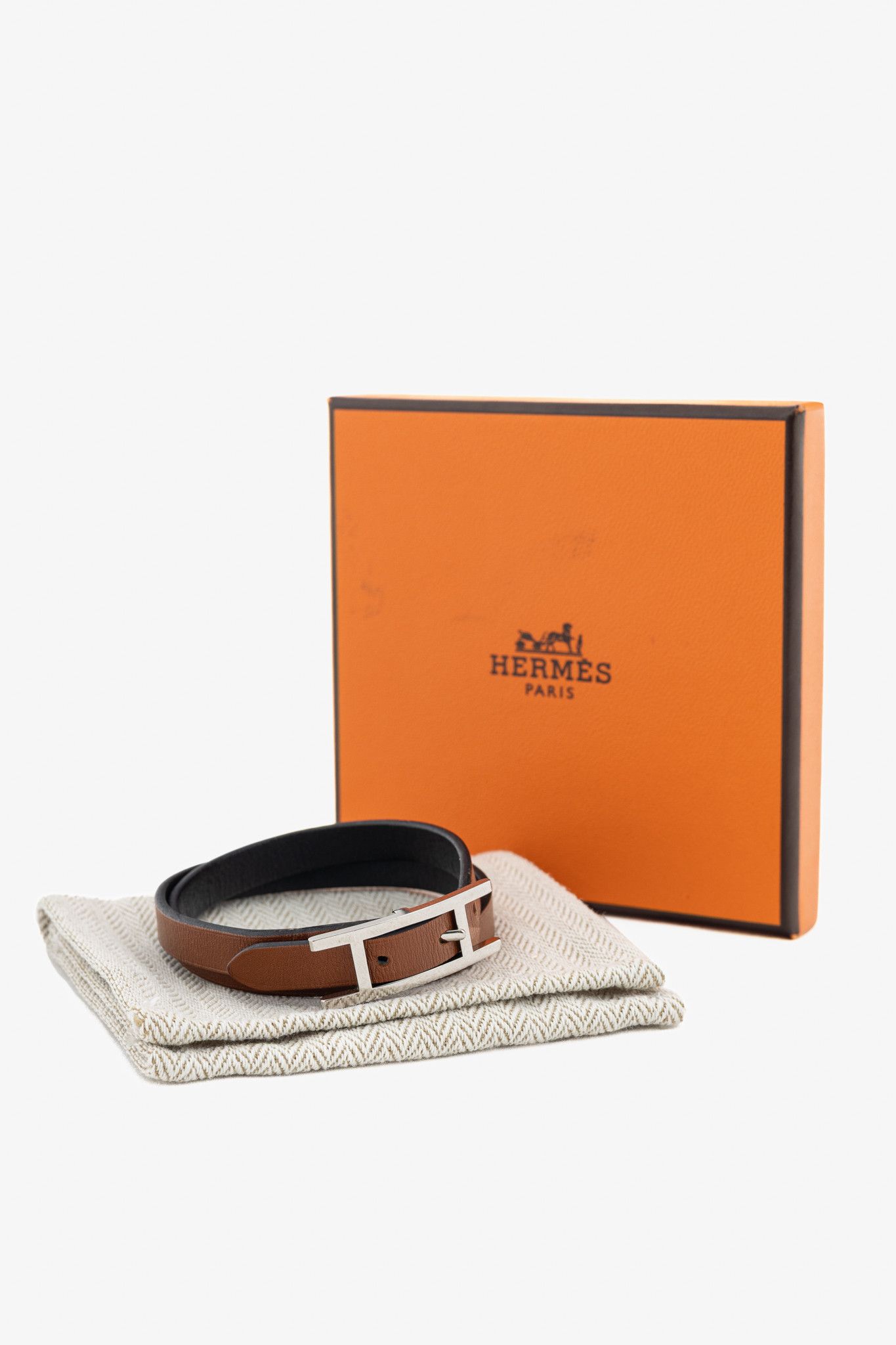 Hermes Hermes Behapi Double Tour Chamonix & Tadelakt Bracelet Size ONE SIZE - 8 Thumbnail