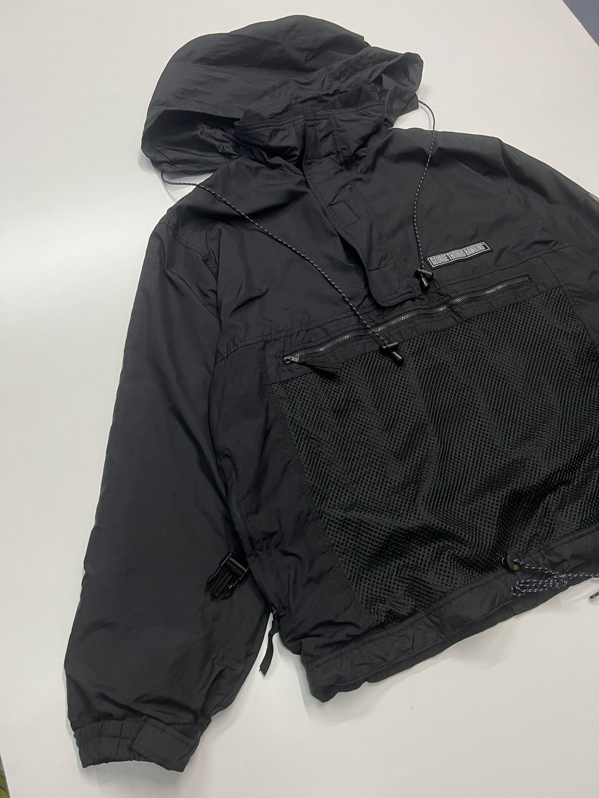 Japanese Brand GEORGE THOMAS HAWKINS HALF ZIPPER JACKET Size US L / EU 52-54 / 3 - 2 Thumbnail