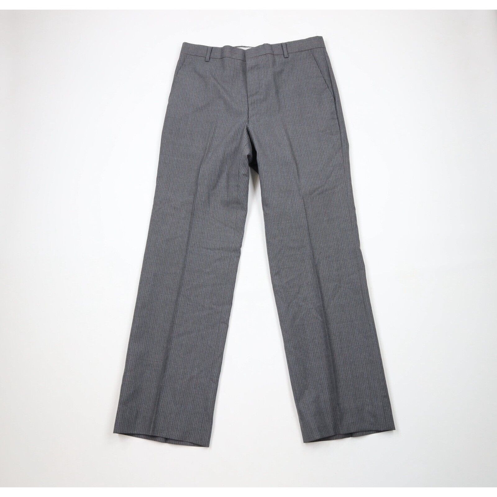 Vintage Vintage 80s 90s Streetwear Wool Pinstriped 3 Piece Suit Size 40R - 12 Thumbnail
