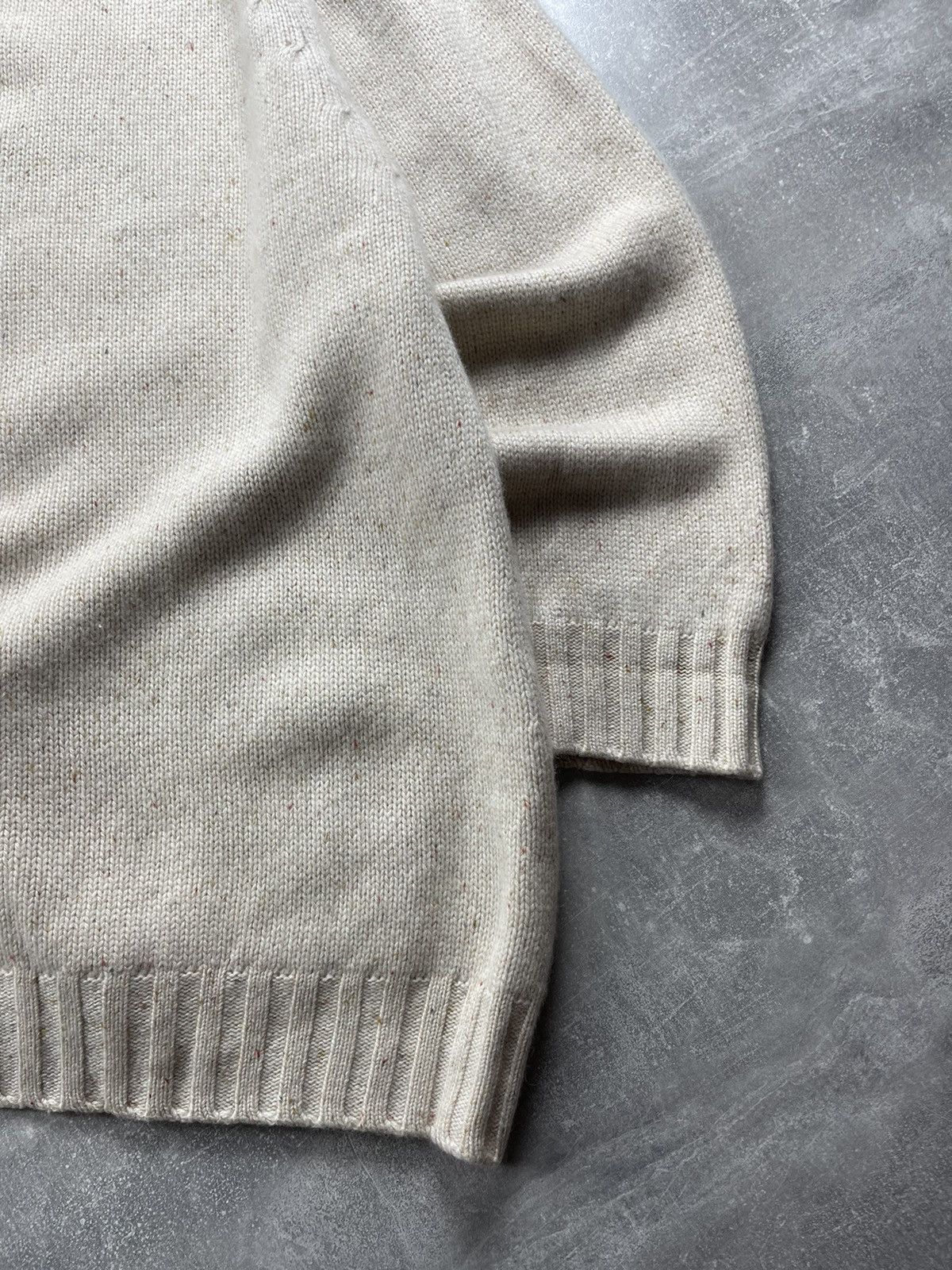 Iris von Arnim Iris von Arnim Cashmere Knit Cardigan Beige Button Longline Size M / US 6-8 / IT 42-44 - 8 Thumbnail