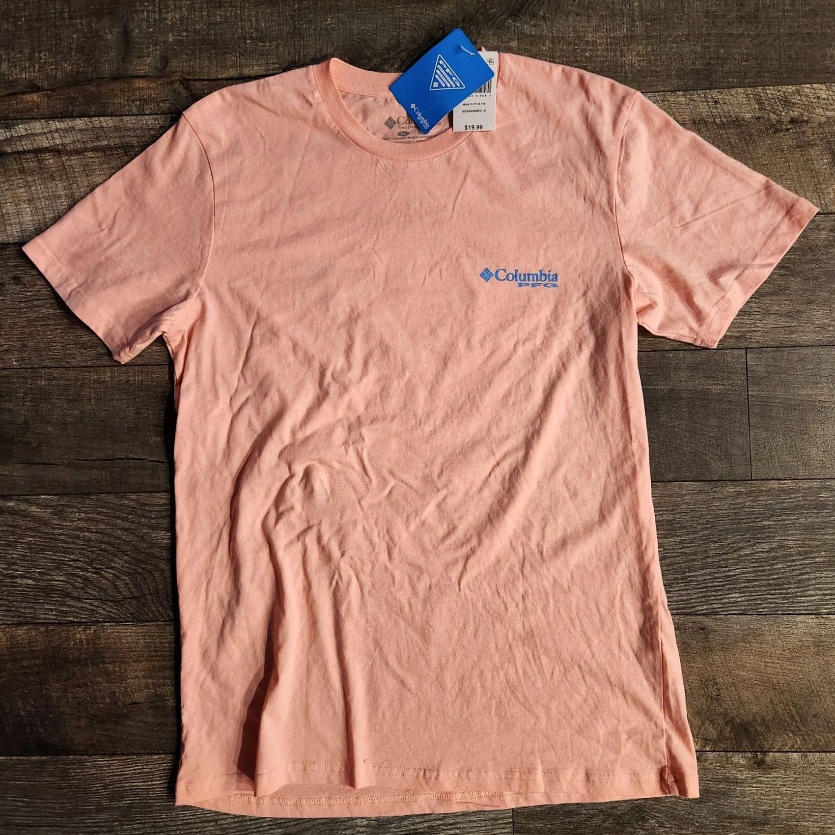 Vintage Columbia PFG Shirt Medium Pink Salmon Fishing Boat Salt Water Tee T Shirt Men's Size US M / EU 48-50 / 2 - 4 Thumbnail