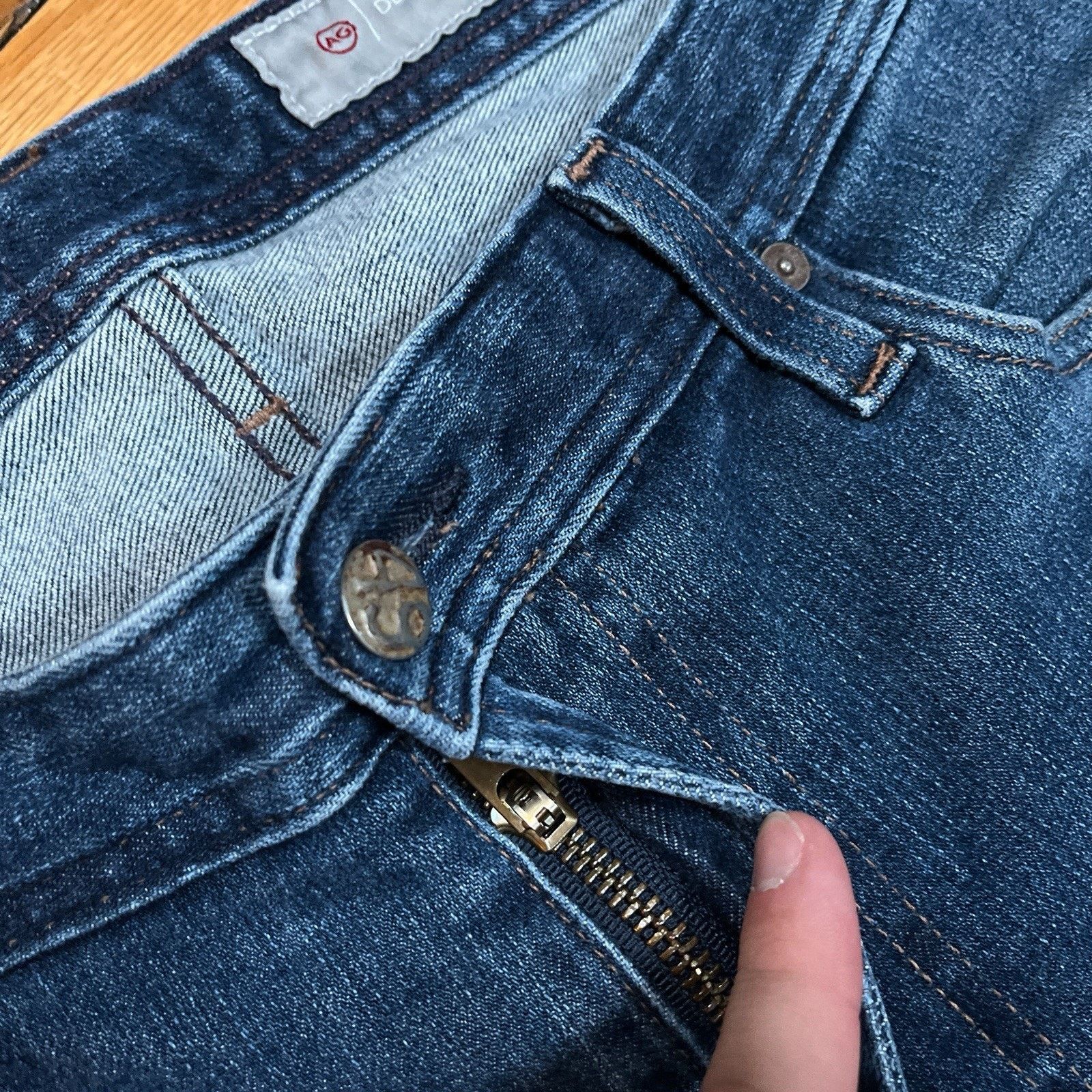 AG Adriano Goldschmied AG-ED 360 Goldschmied Jeans Tellis Modern Slim Japan Denim Size US 34 / EU 50 - 4 Thumbnail
