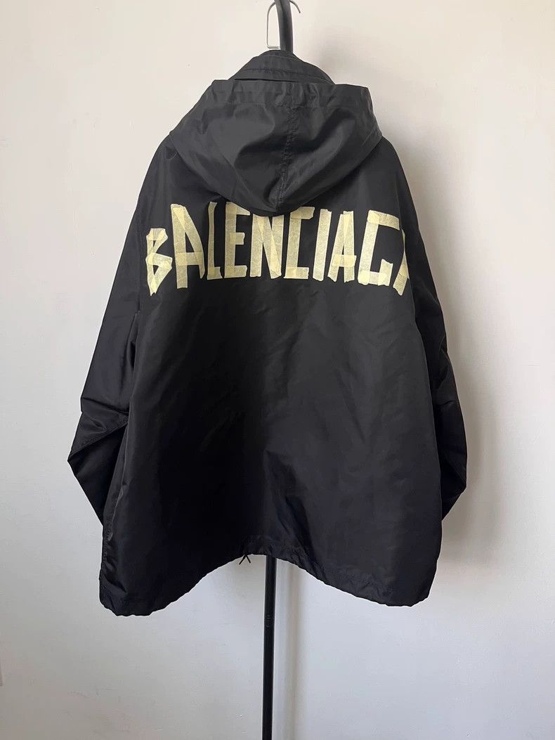 Balenciaga Balenciaga Alphabet Logo Hooded Single-Breasted Long Sleev Size US S / EU 44-46 / 1 - 1 Thumbnail