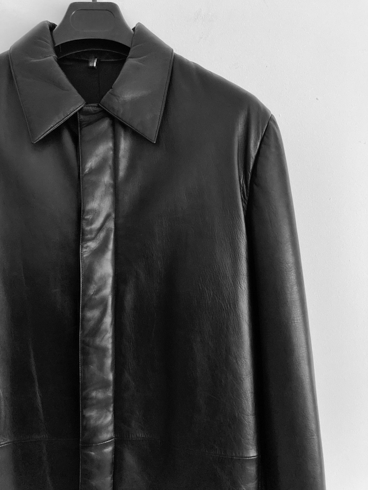 Dior × Hedi Slimane A/W 2002 “Reflexion” Padded Lambskin Coat Size US L / EU 52-54 / 3 - 7 Thumbnail
