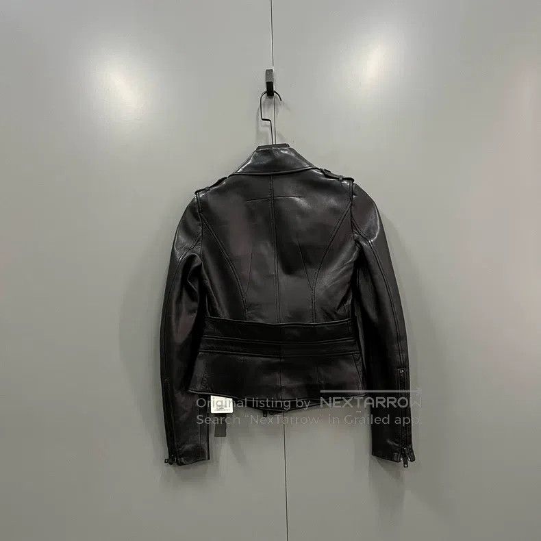 Givenchy Givenchy Size36 Black Leather Moto Jacket Size US M / EU 48-50 / 2 - 3 Thumbnail