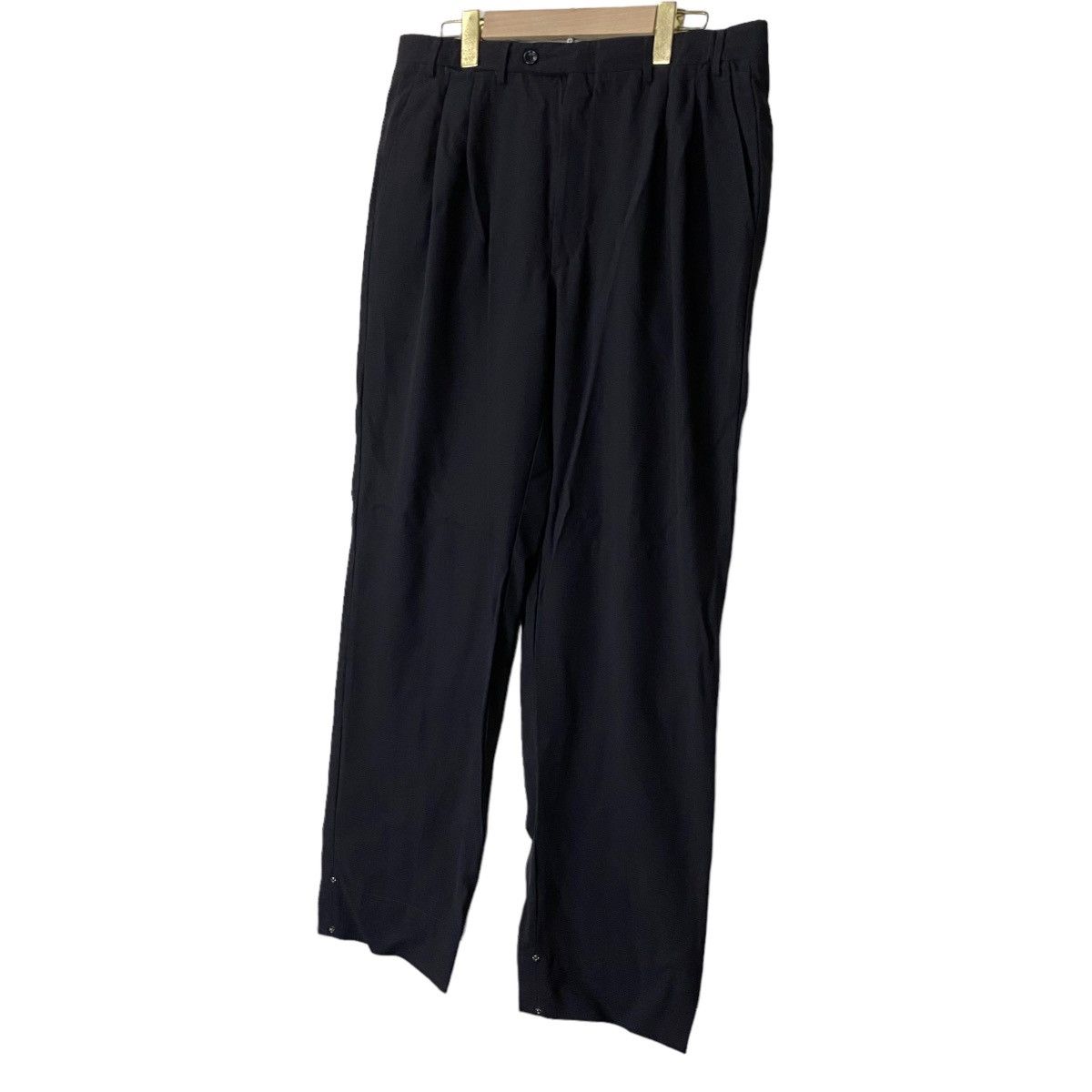 Canali Vintage Canali Italy Black Formal Wool Trousers Slack Pants Size US 35 - 7 Thumbnail
