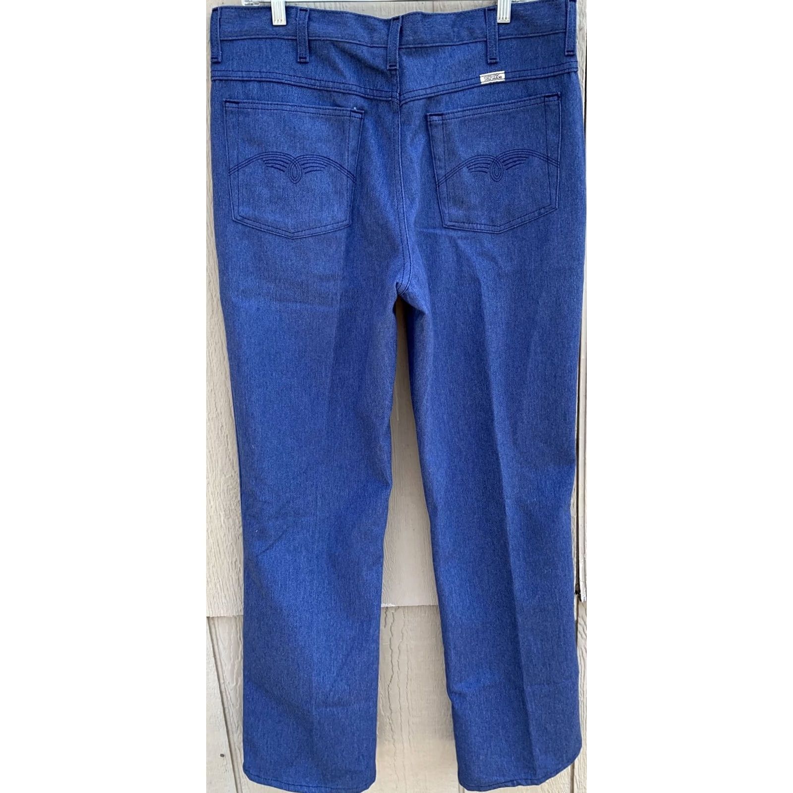 Vintage VINTAGE Sheplers Jeans Pants Western Cowboy Style 014070-82 Size 38 Cut 1951 37” Waist Blue Rockabilly Mens Jeans Size US 37 - 4 Thumbnail