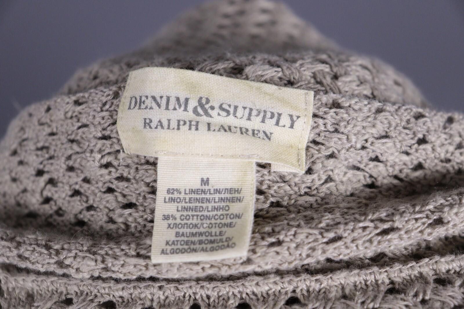 Denim & Supply Ralph Lauren Denim & Supply Ralph Lauren Gray Linen Knit Sweater Size M Size M / US 6-8 / IT 42-44 - 11 Thumbnail