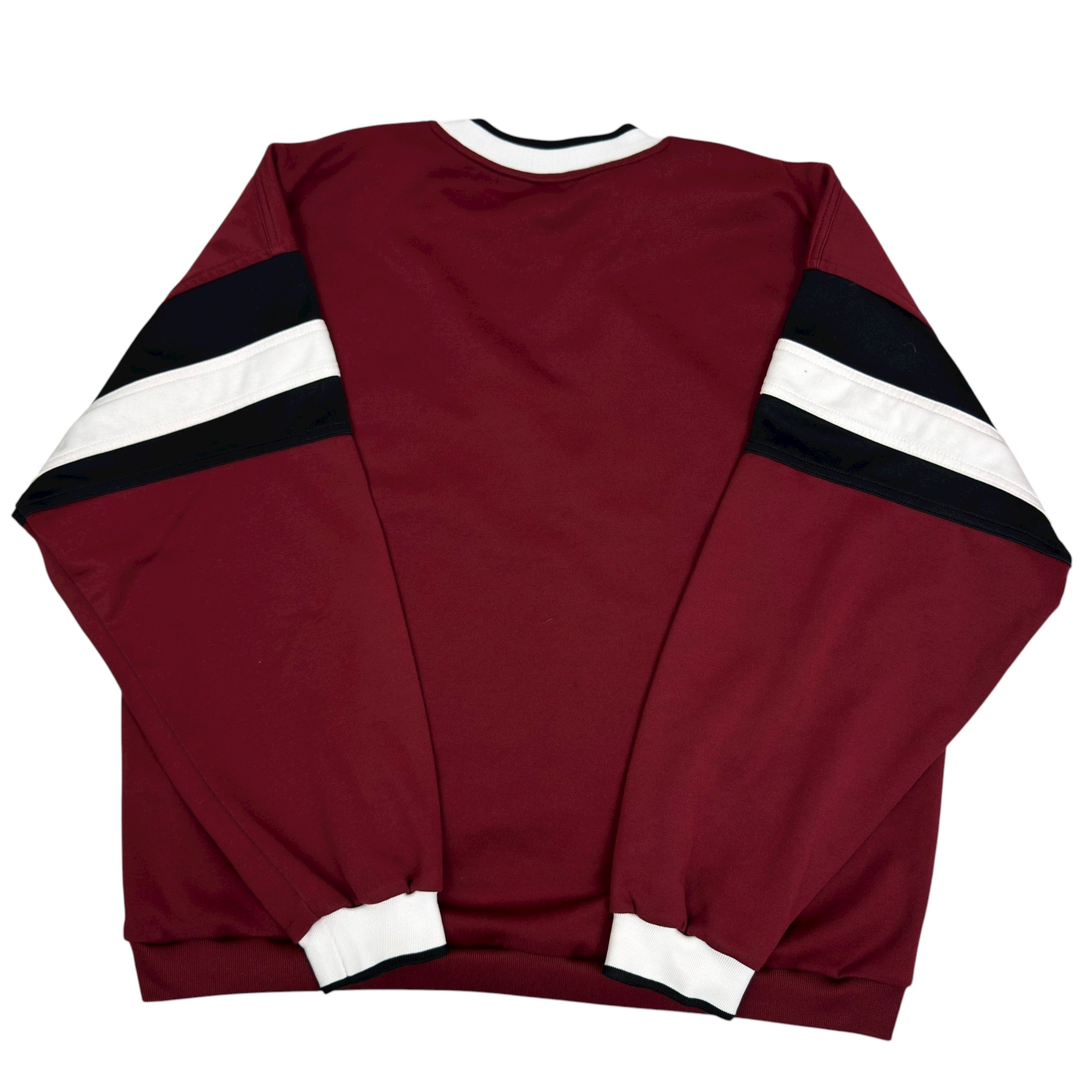 Nike Nike Burgundy Spellout Swoosh Pullover Sweatshirt XL Size US XL / EU 56 / 4 - 9 Thumbnail